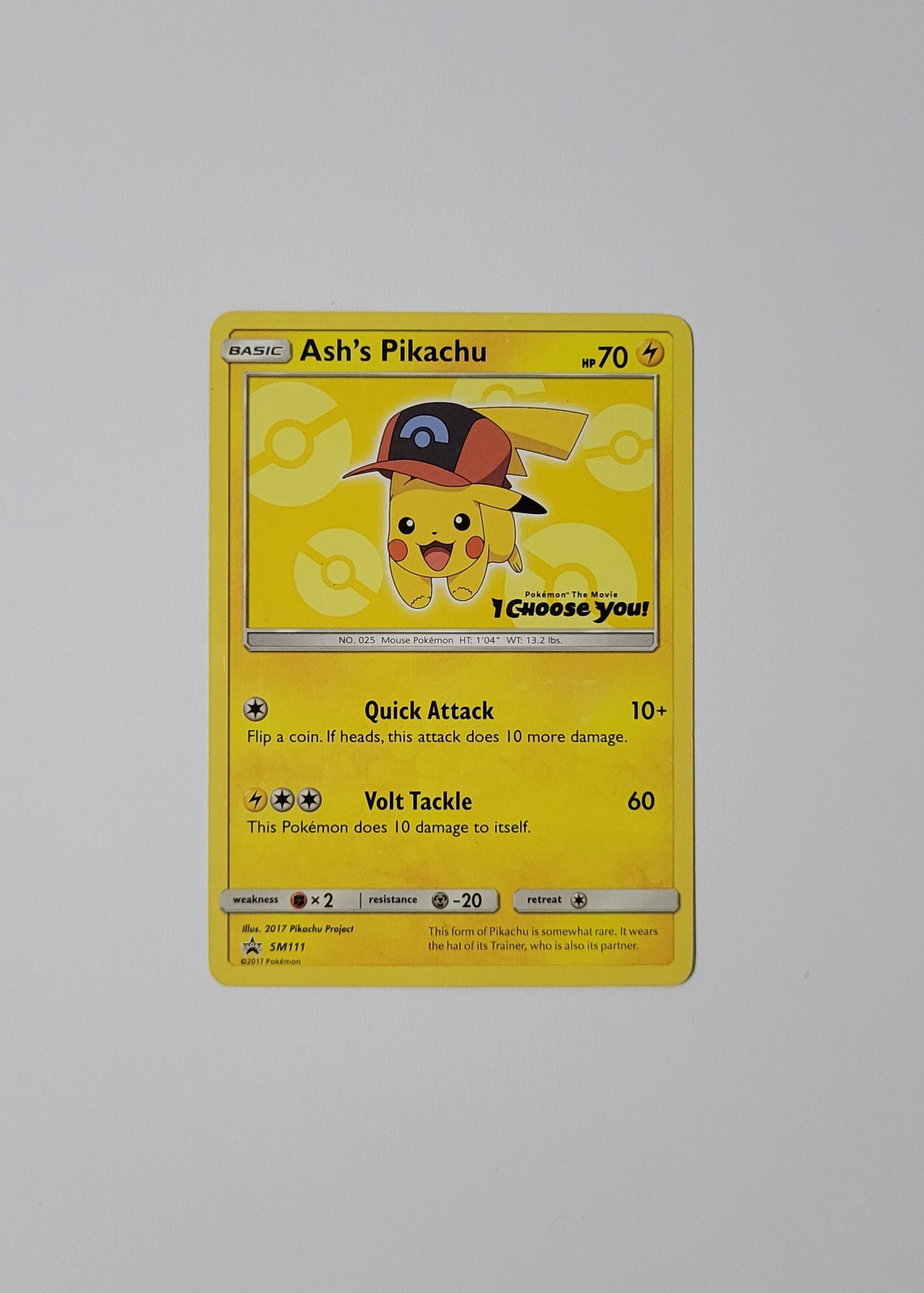 Ash's Pikachu SM111 - Black Star Promo