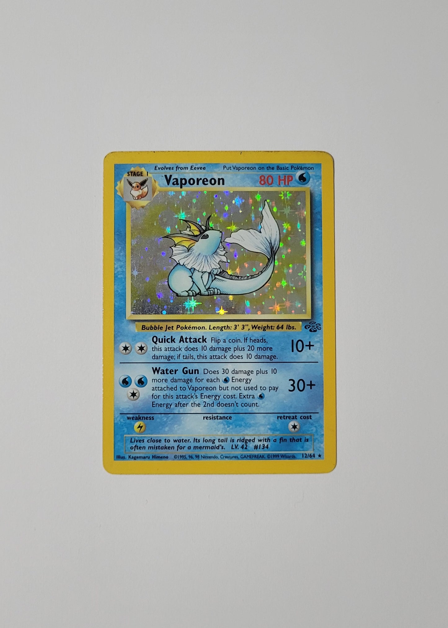Vaporeon 12/64 (Holo) - Jungle