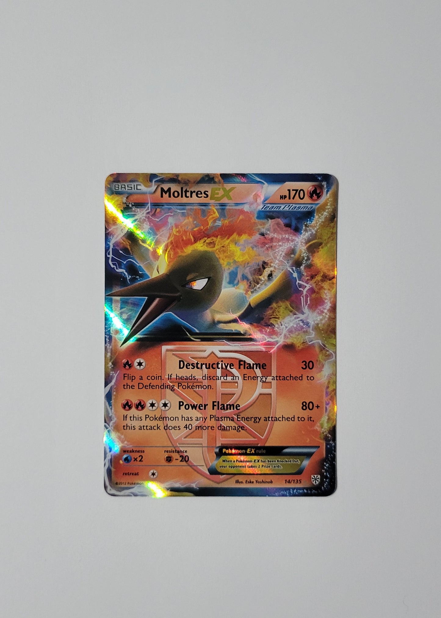 Moltres EX 14/135 - Plasma Storm
