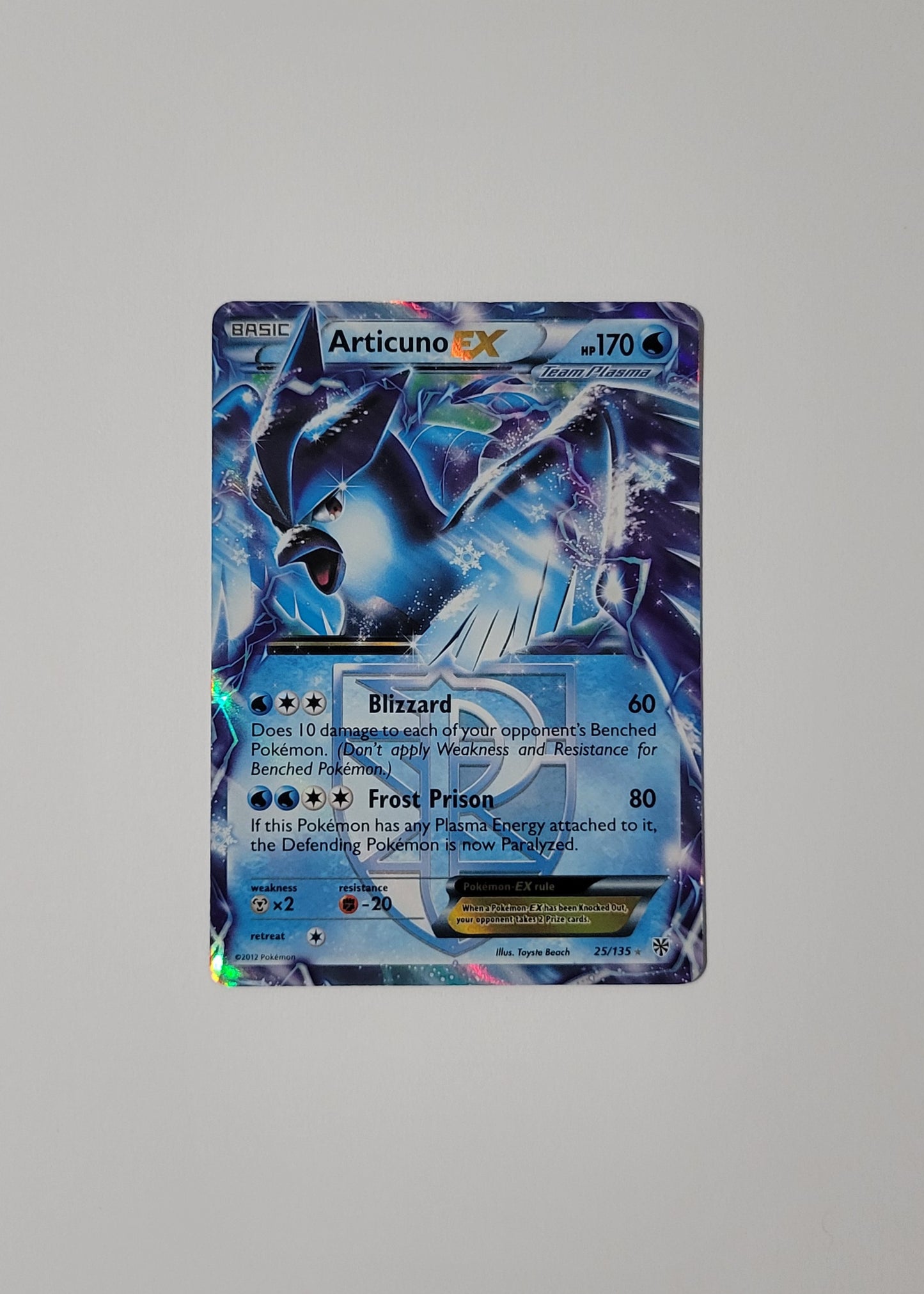 Articuno EX 25/135 - Plasma Storm