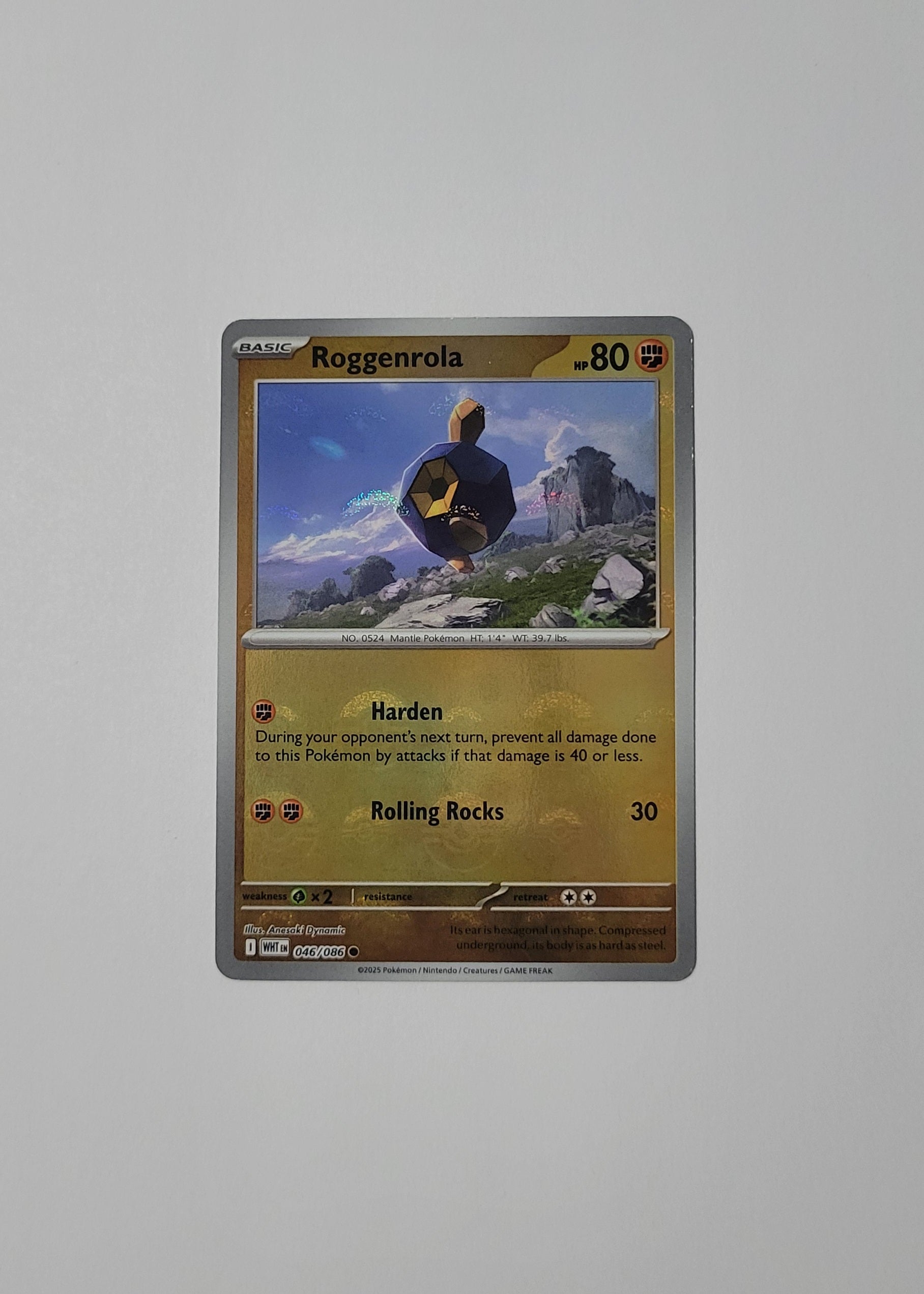Roggenrola 046/086 (Poké Ball) - White Flare – Level Up Games