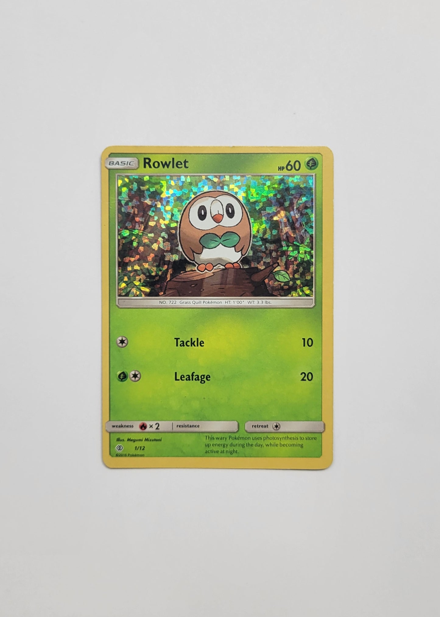 Rowlet 1/12 - McDonald's Promo 2017