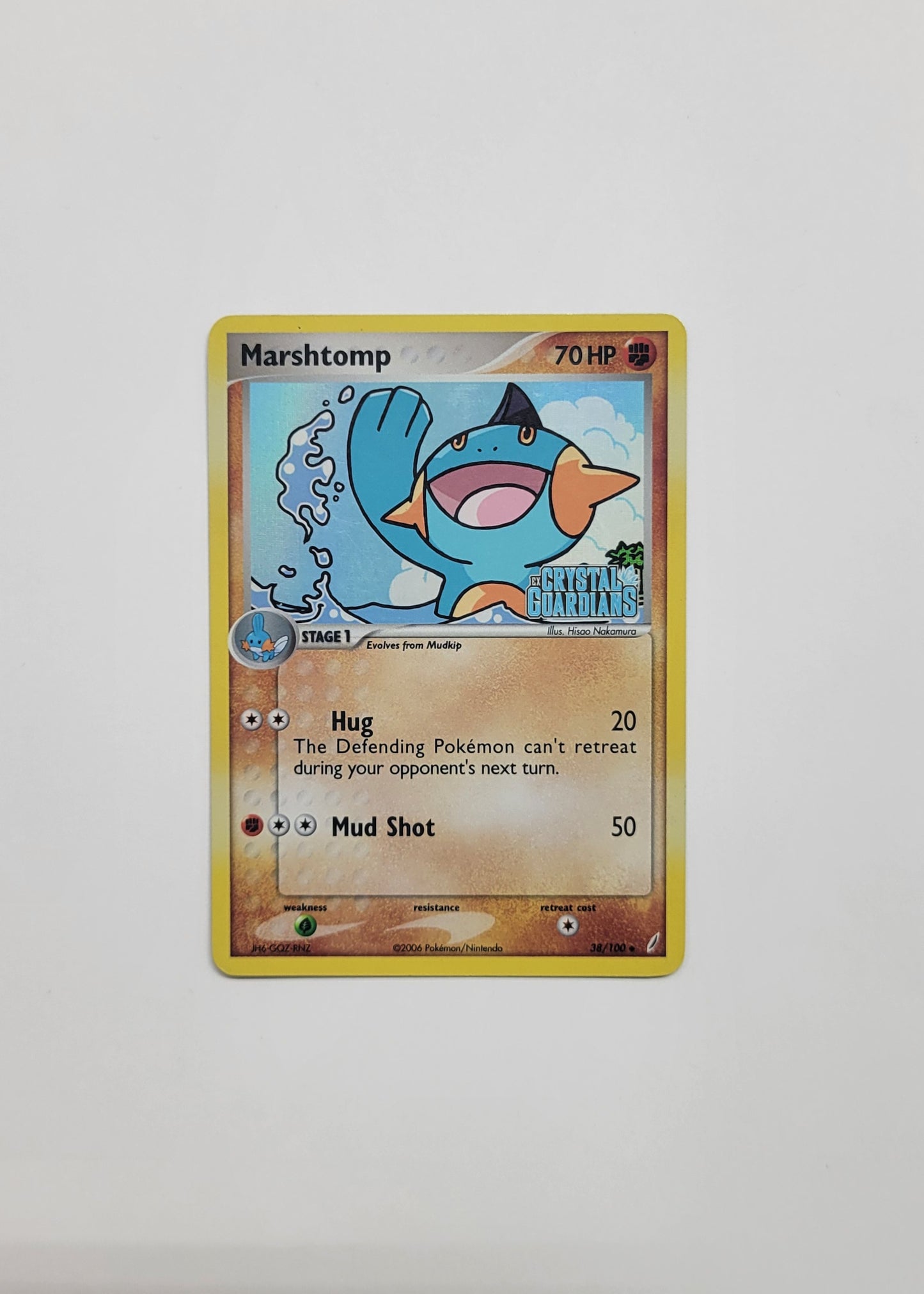 Marshtomp 38/100 (Reverse Holo) - EX Crystal Guardians