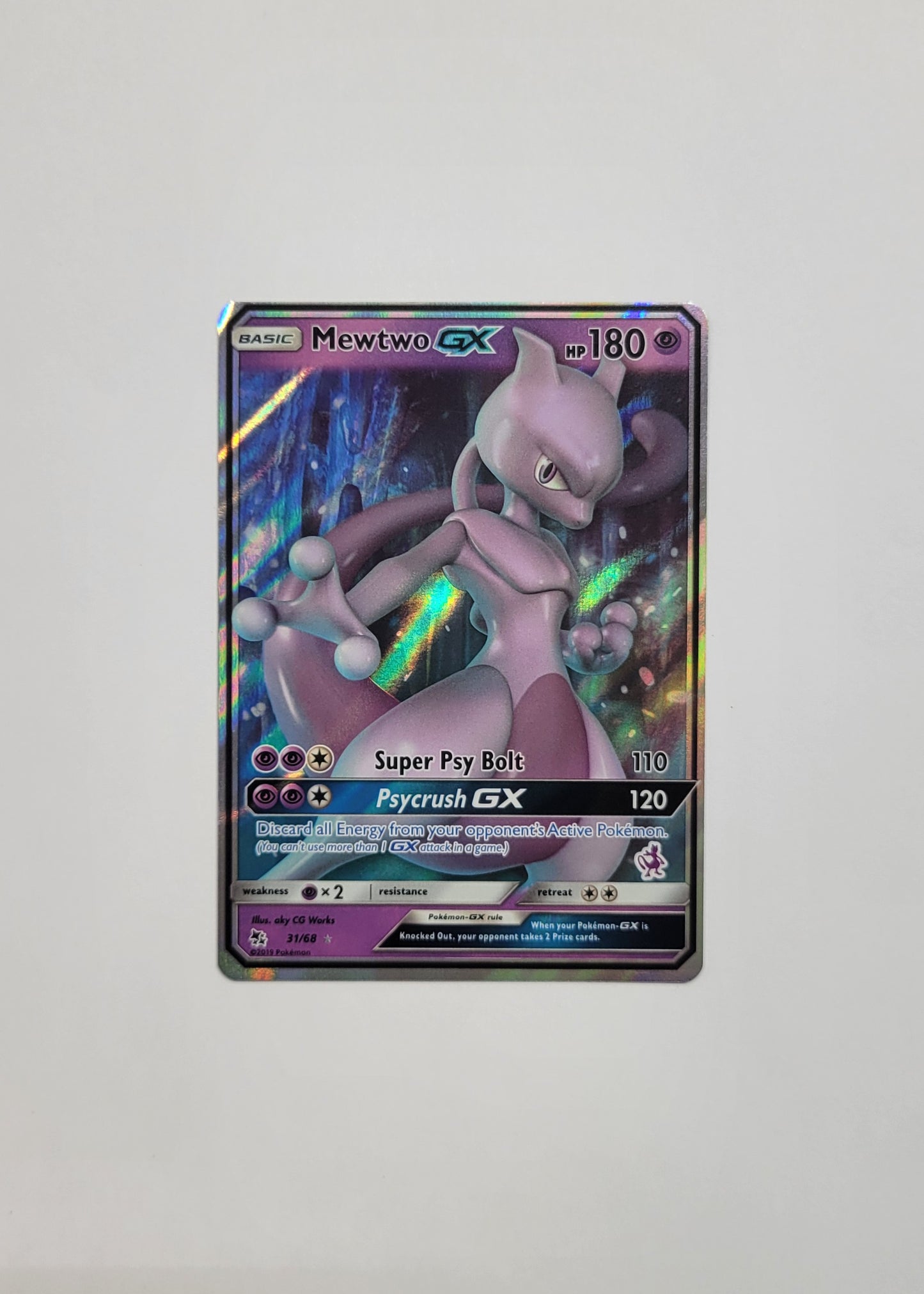 Mewtwo GX 31/68 - Hidden Fates