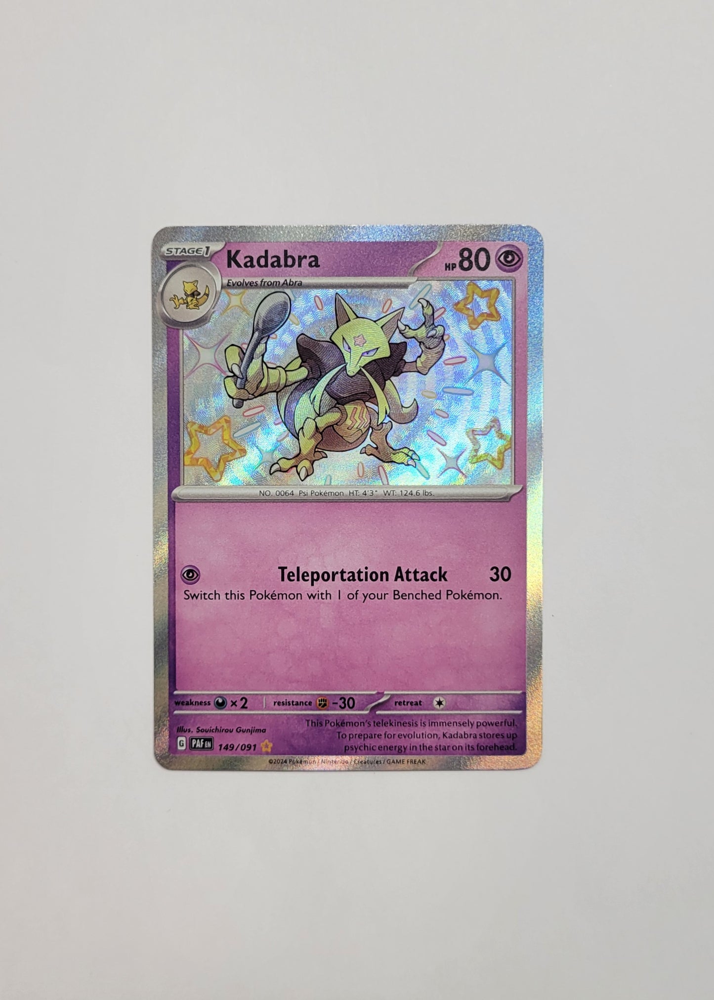 Kadabra 149/091 - Paldean Fates