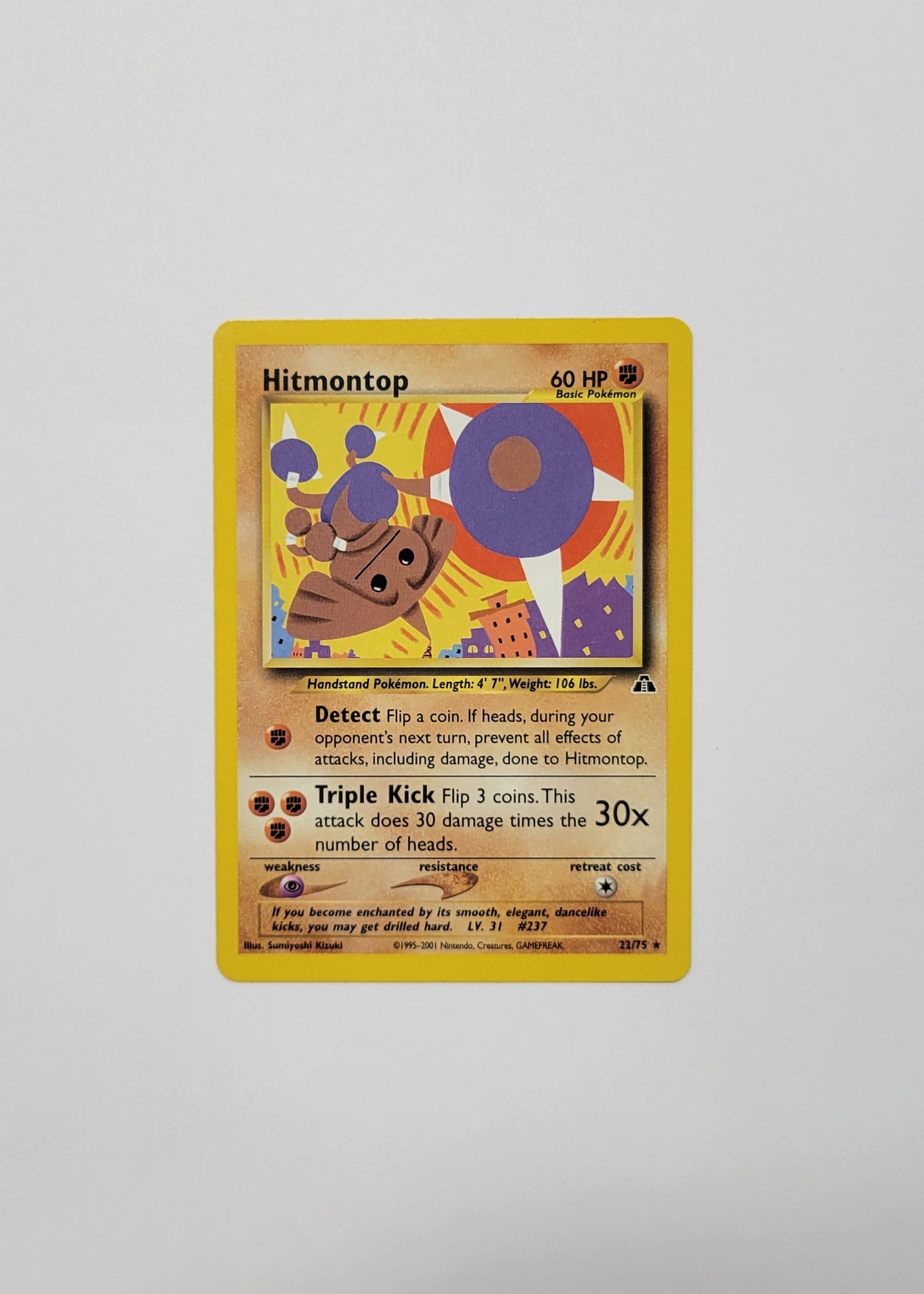 Hitmontop 22/75 - Neo Discovery