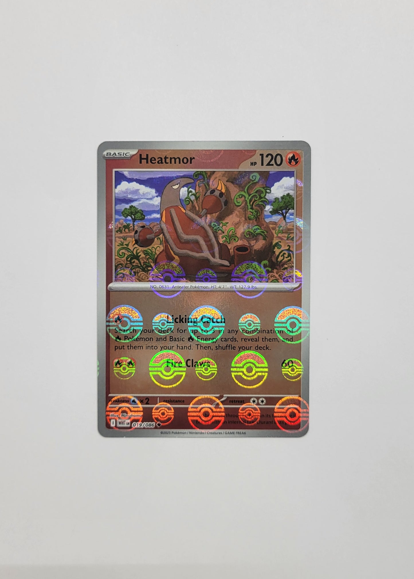 Heatmor 019/086 (Poké Ball) - White Flare