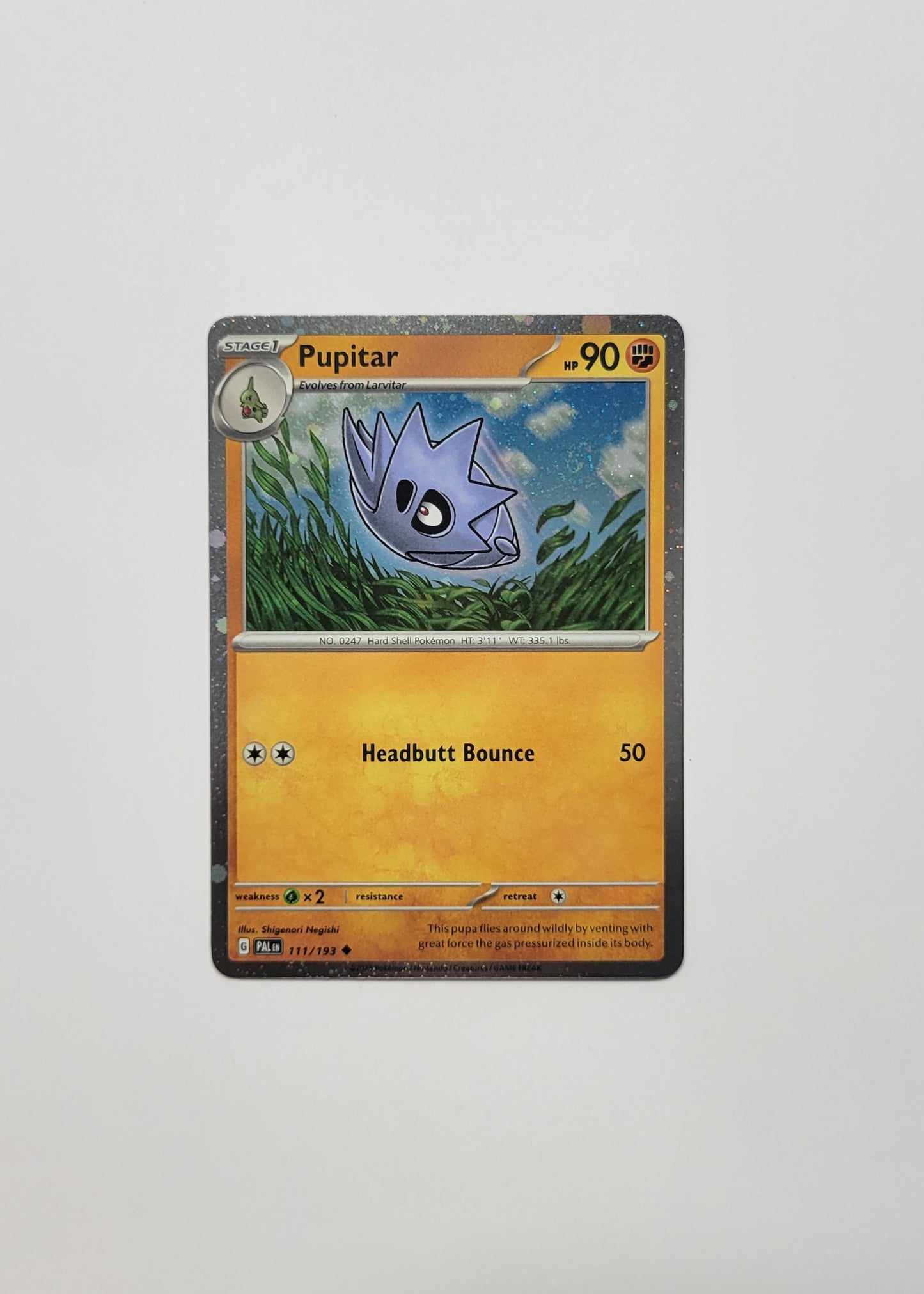 Pupitar 111/193 (Cosmos Holo) - Paldea Evolved