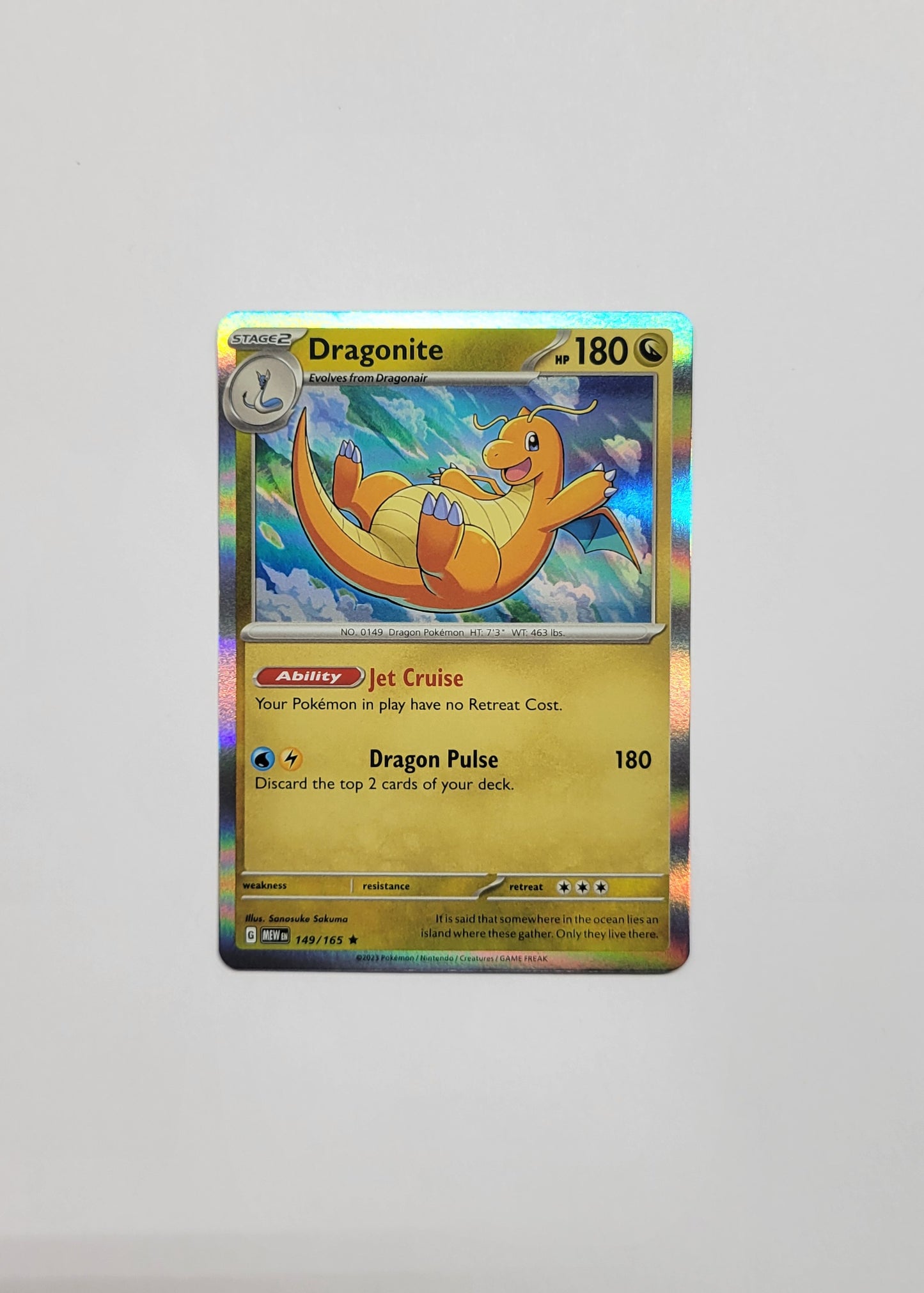Dragonite 149/165 (Holo) - 151