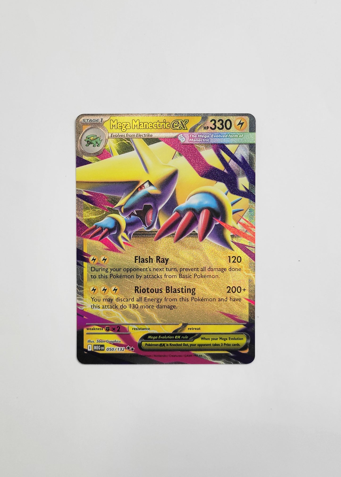 Mega Manectric ex 050/132 - Mega Evolution