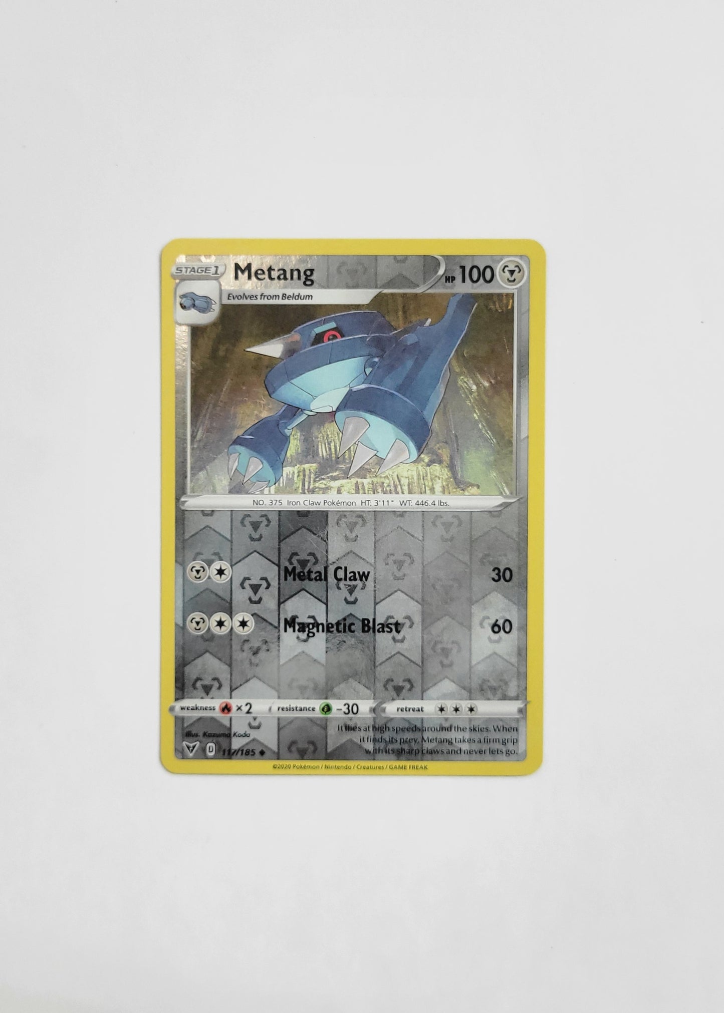 Metang 117/185 (Reverse Holo) - Vivid Voltage