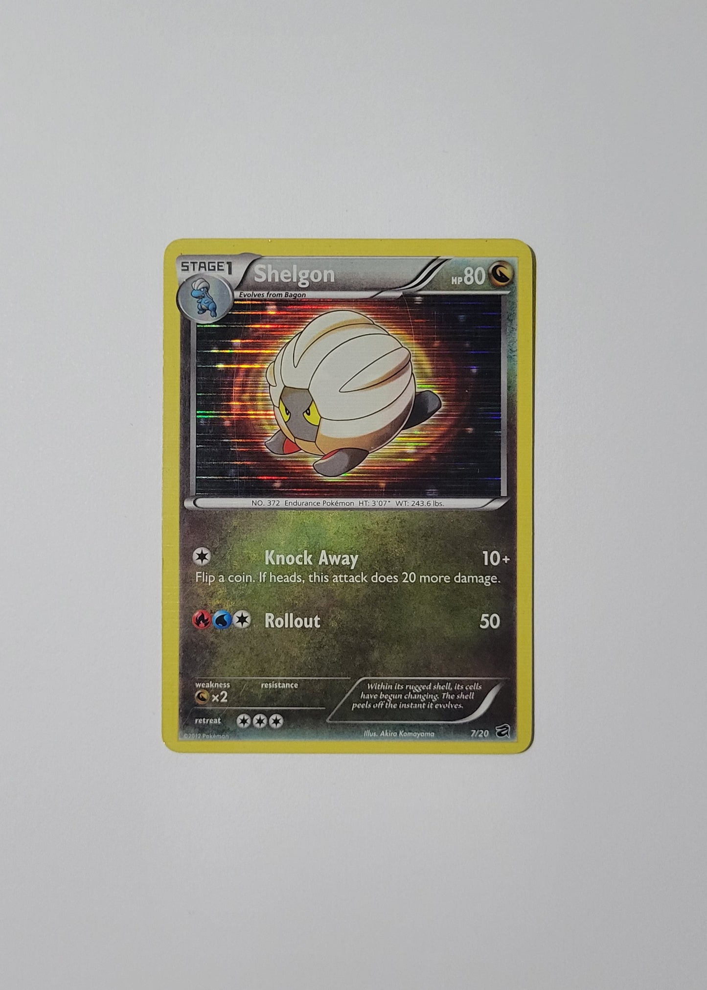 Shelgon 7/20 (Holo) - Dragon Vault