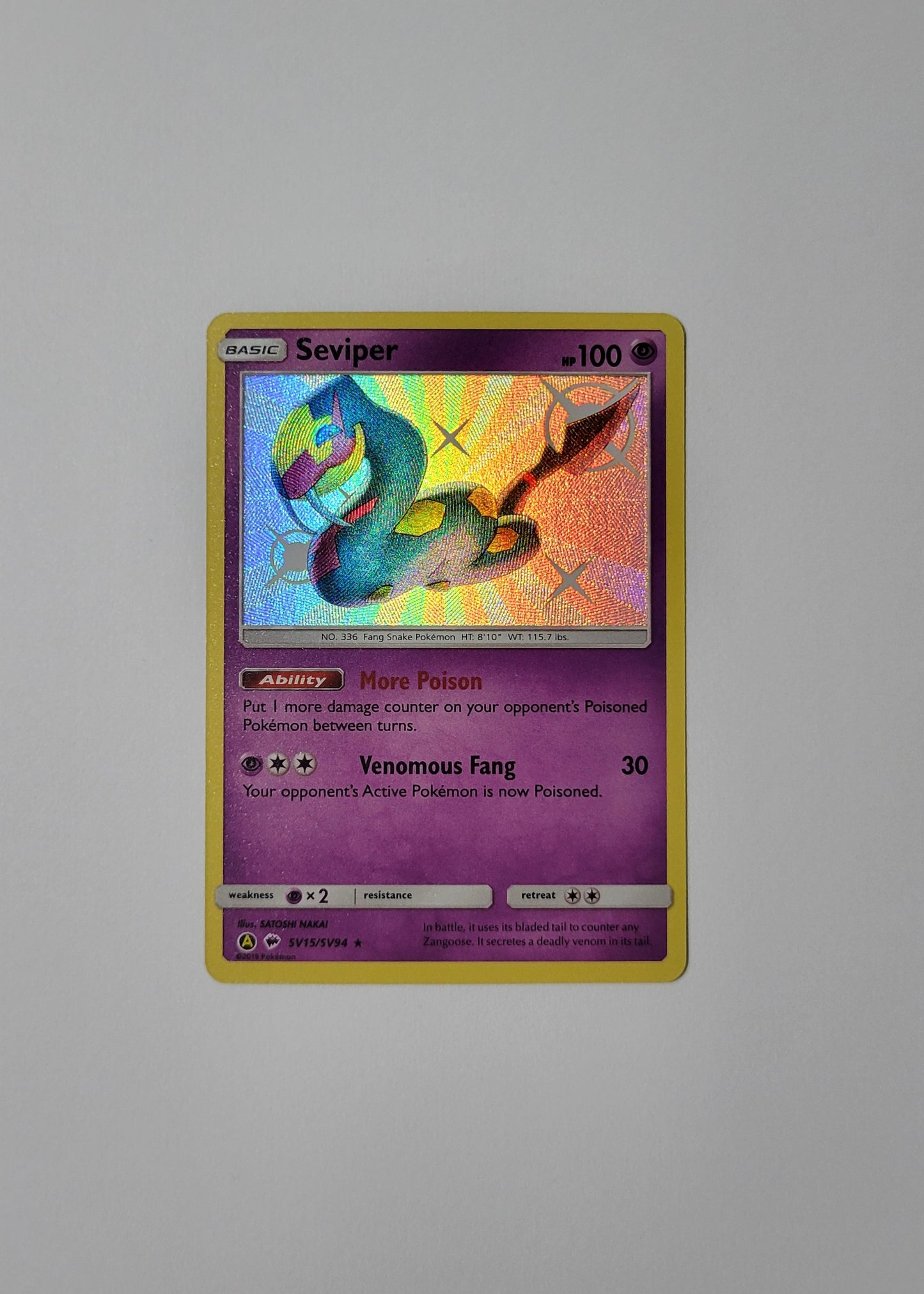 Seviper SV15/SV94 - Hidden Fates: Shiny Vault