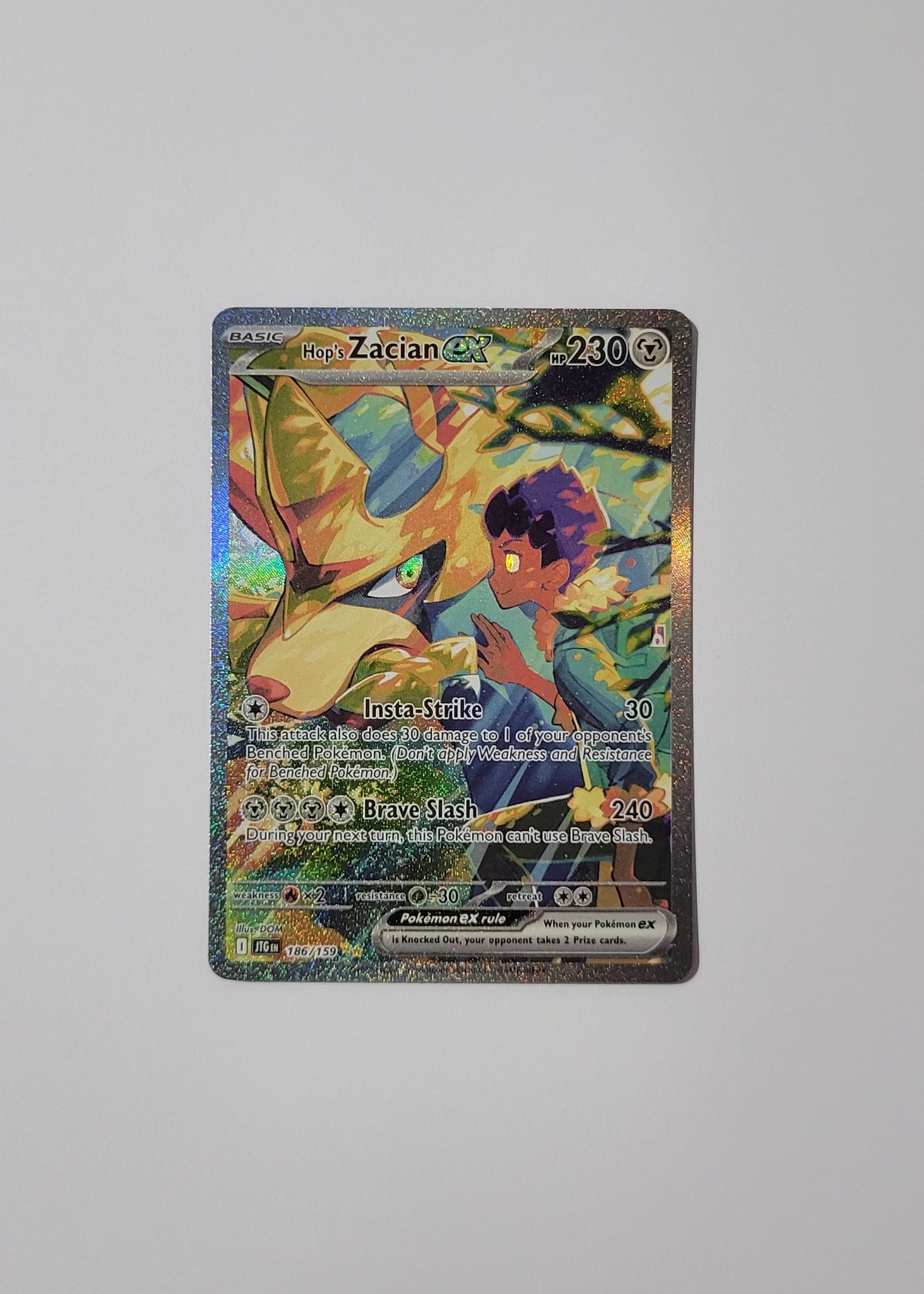 Hop's Zacian ex 186/159 - Journey Together