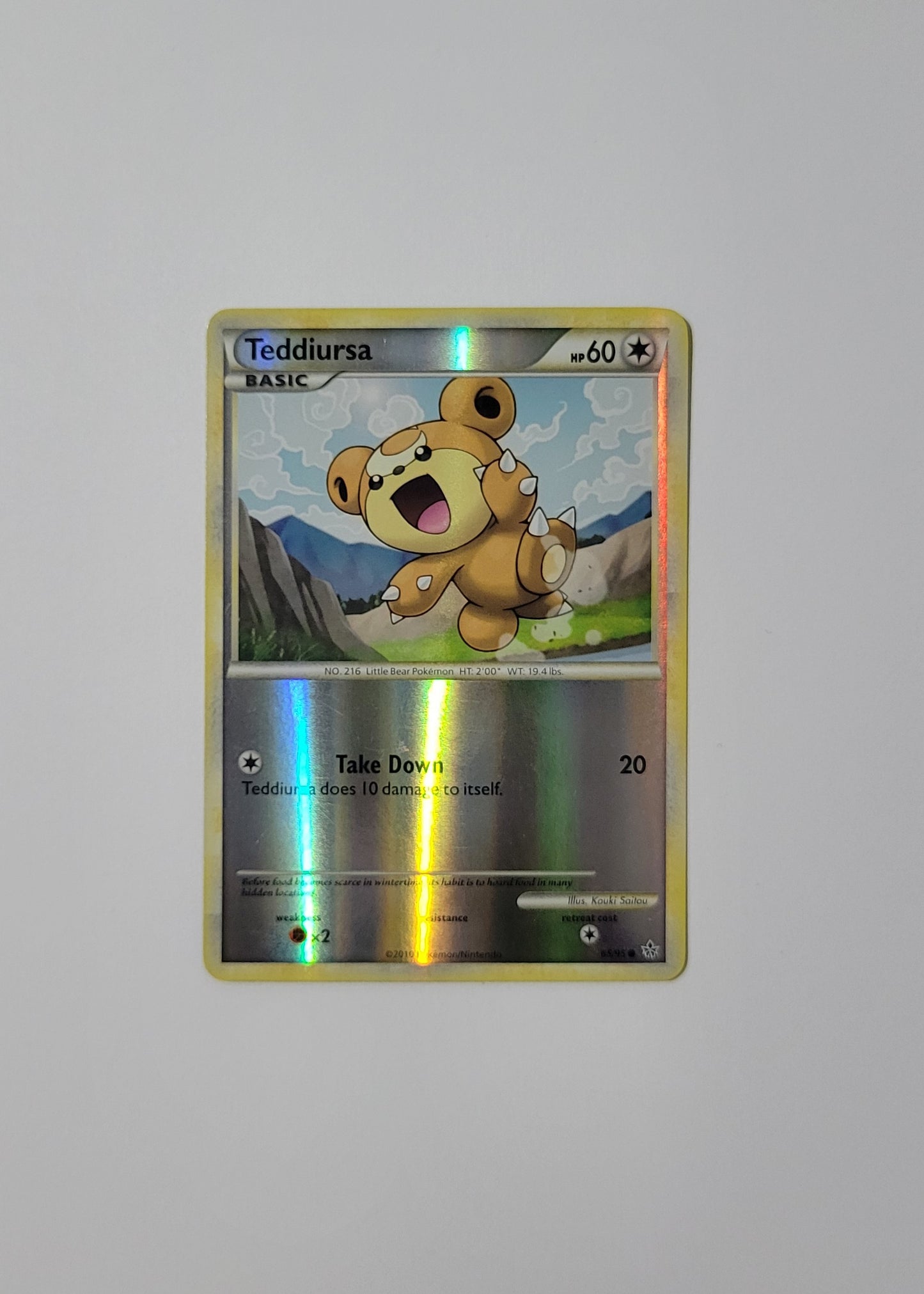 Teddiursa 65/95 (Reverse Holo) - Unleashed