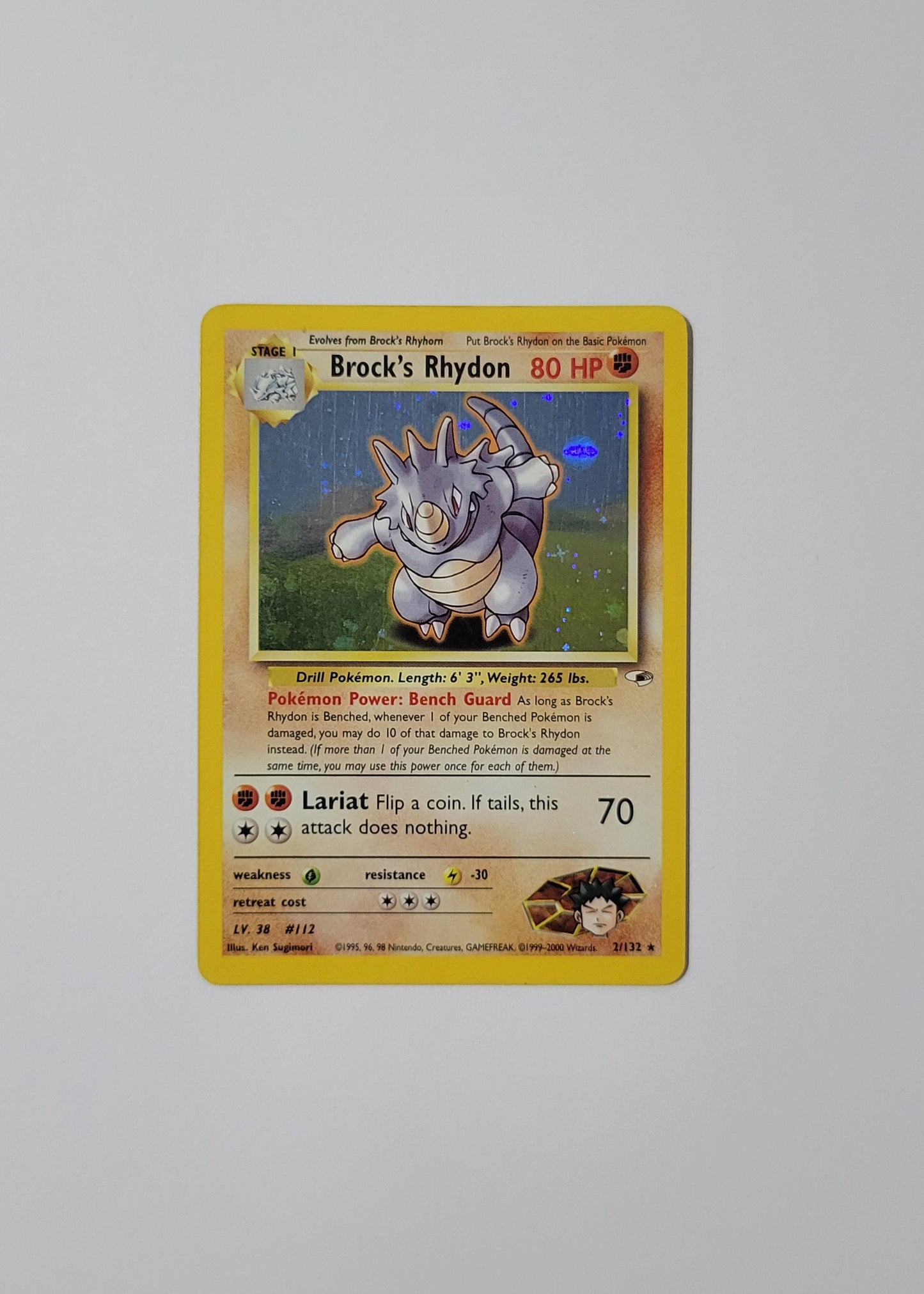 Brock's Rhydon 2/132 - Gym Heroes