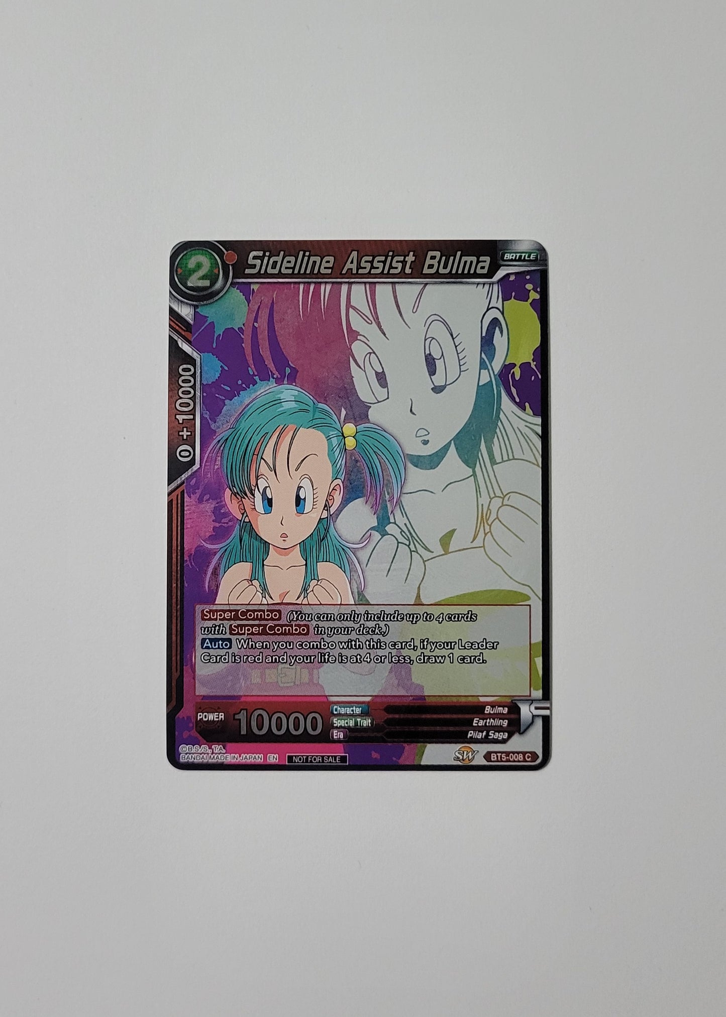 Sideline Assist Bulma BT5-008 - Dragon Ball Promo