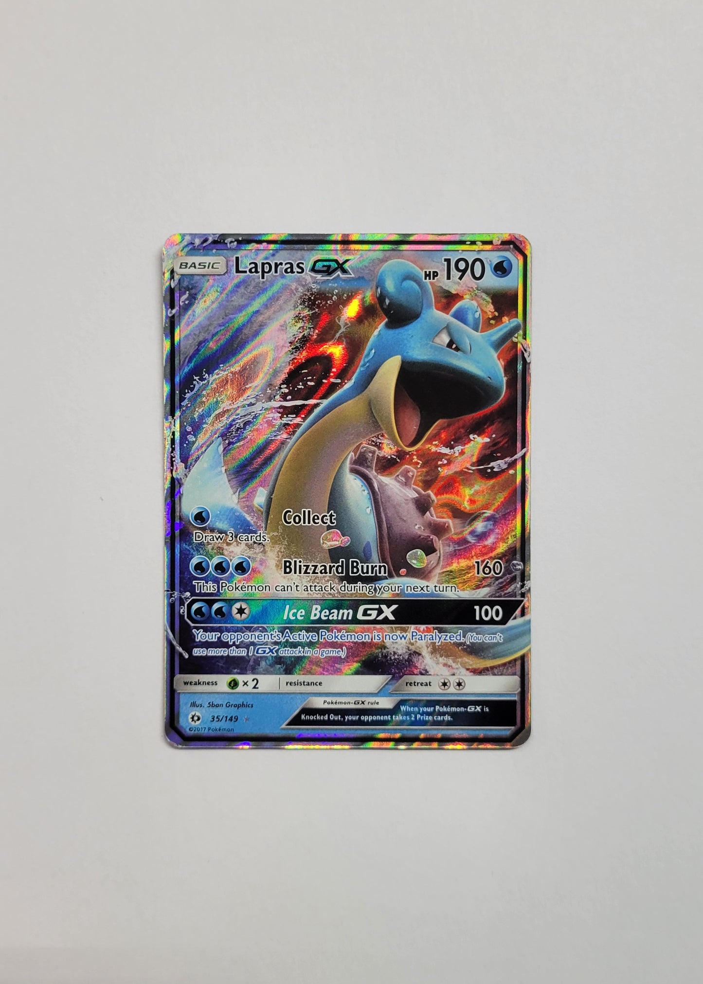 Lapras GX 35/149 - Sun & Moon Base