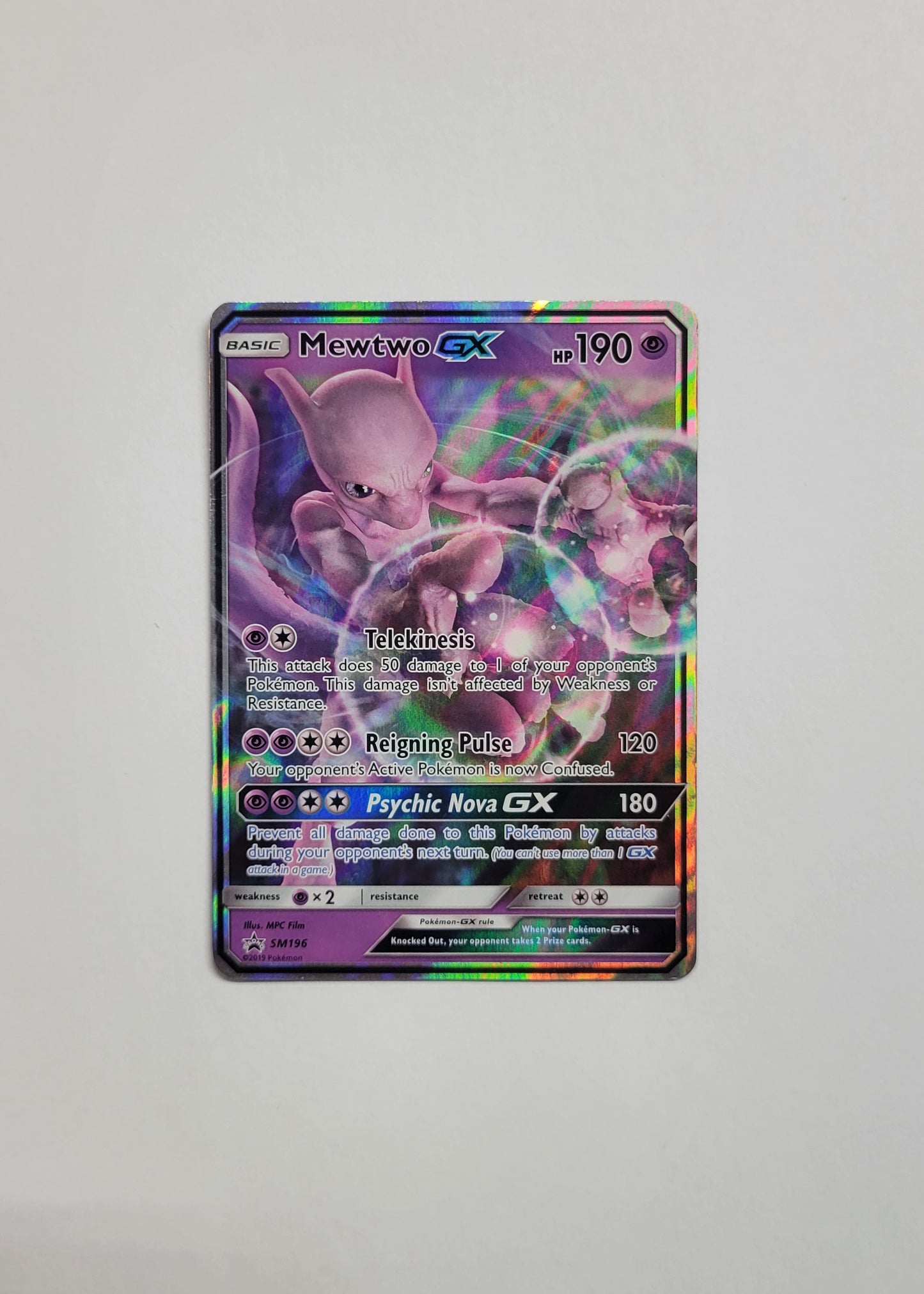 Mewtwo GX SM196 - Black Star Promo