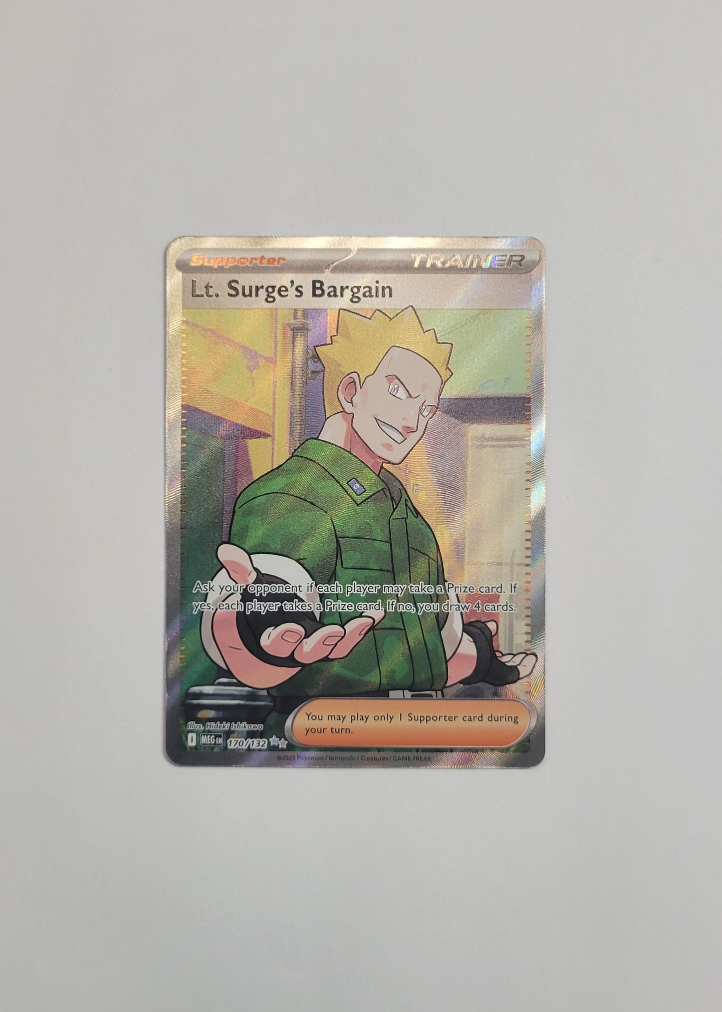 Lt. Surge's Bargain 170/132 - Mega Evolution Base Set