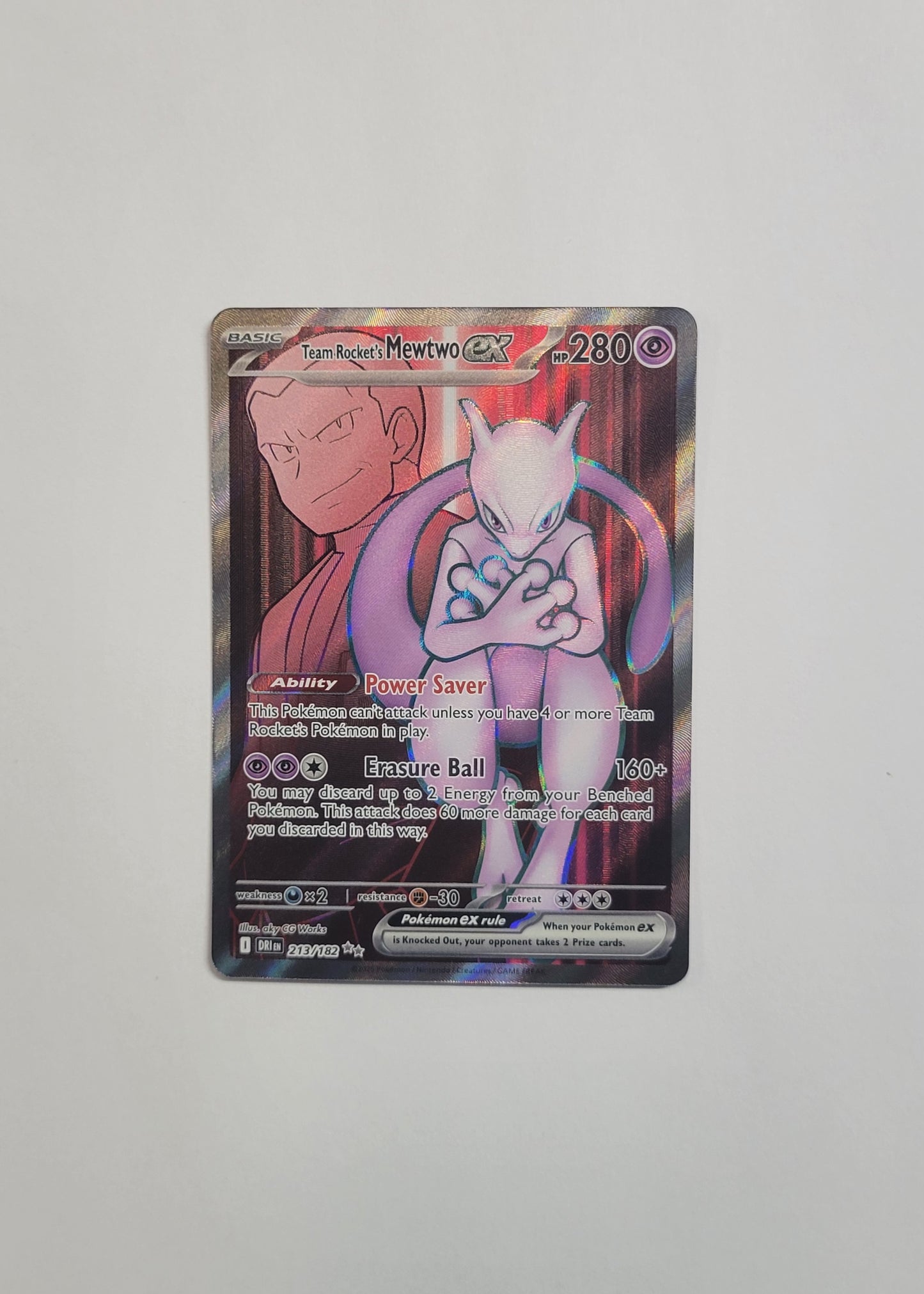 Team Rocket's Mewtwo ex 213/182 - Destined Rivals