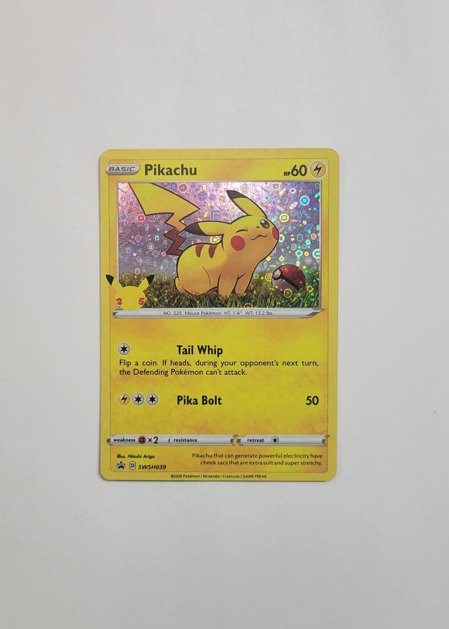 Pikachu SWSH039 - Black Star Promo