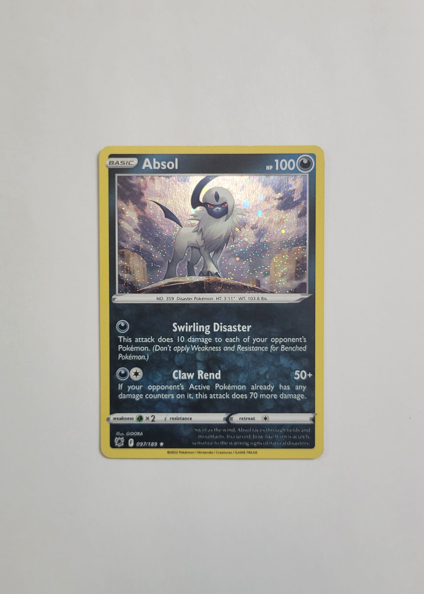 Absol 097/189 (Cosmos Holo) - Astral Radiance
