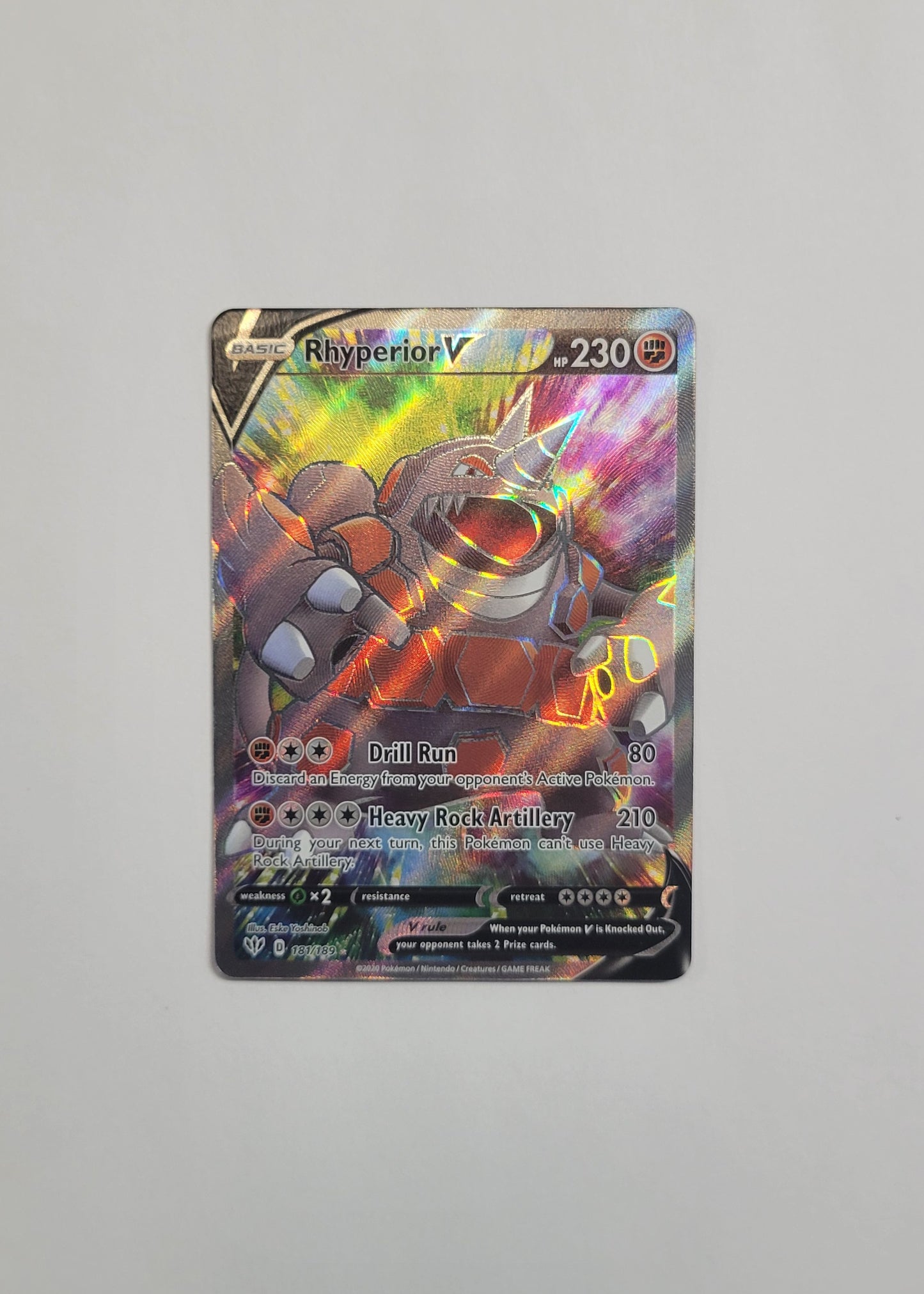 Rhyperior V 181/189 - Darkness Ablaze