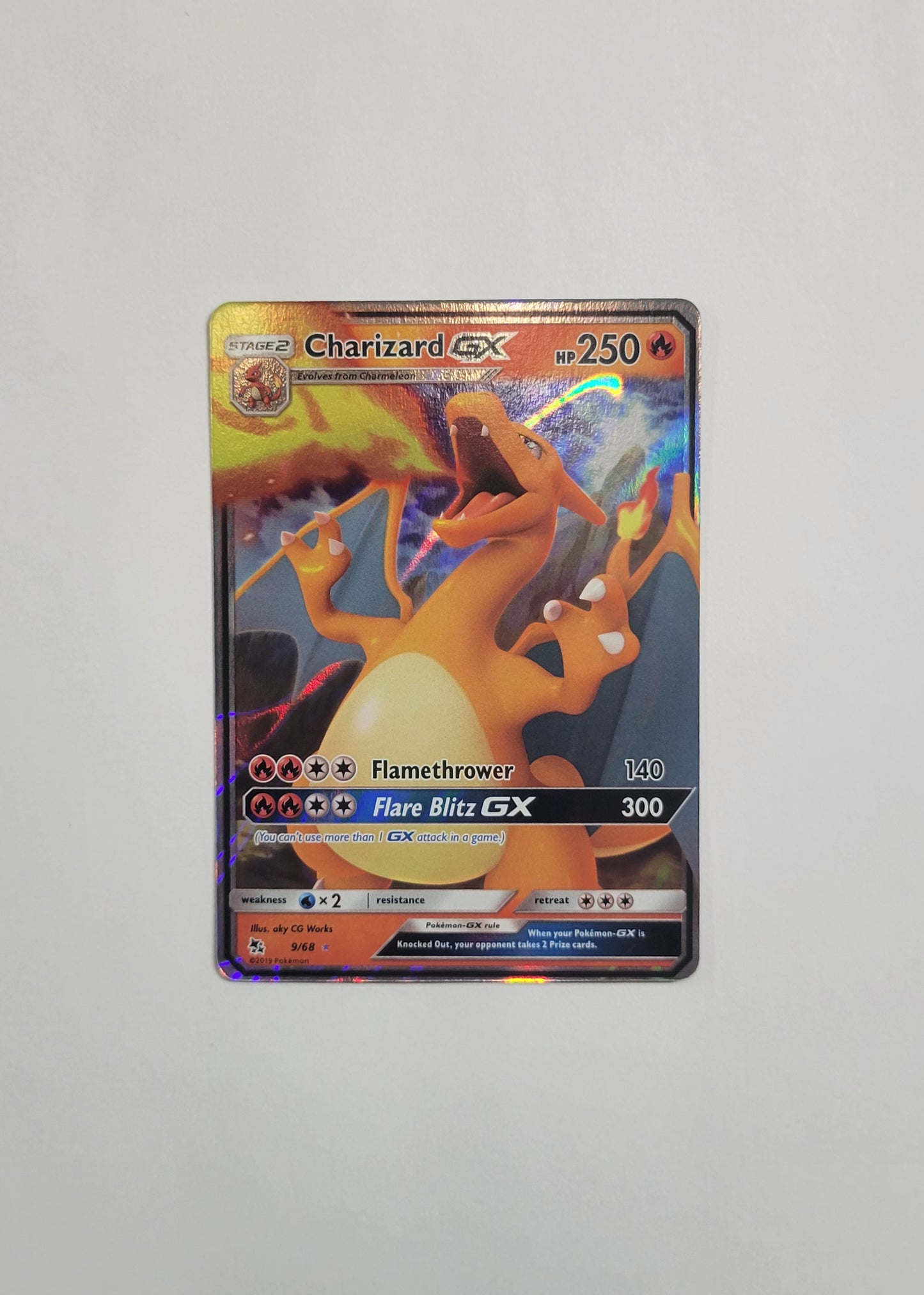 Charizard GX 9/68 - Hidden Fates