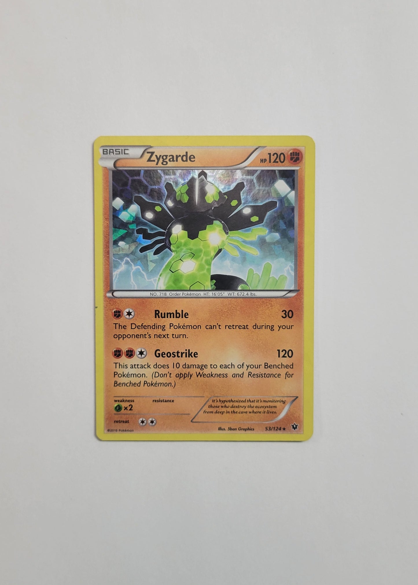 Zygarde 53/124 (Cracked Ice Holo) - Fates Collide