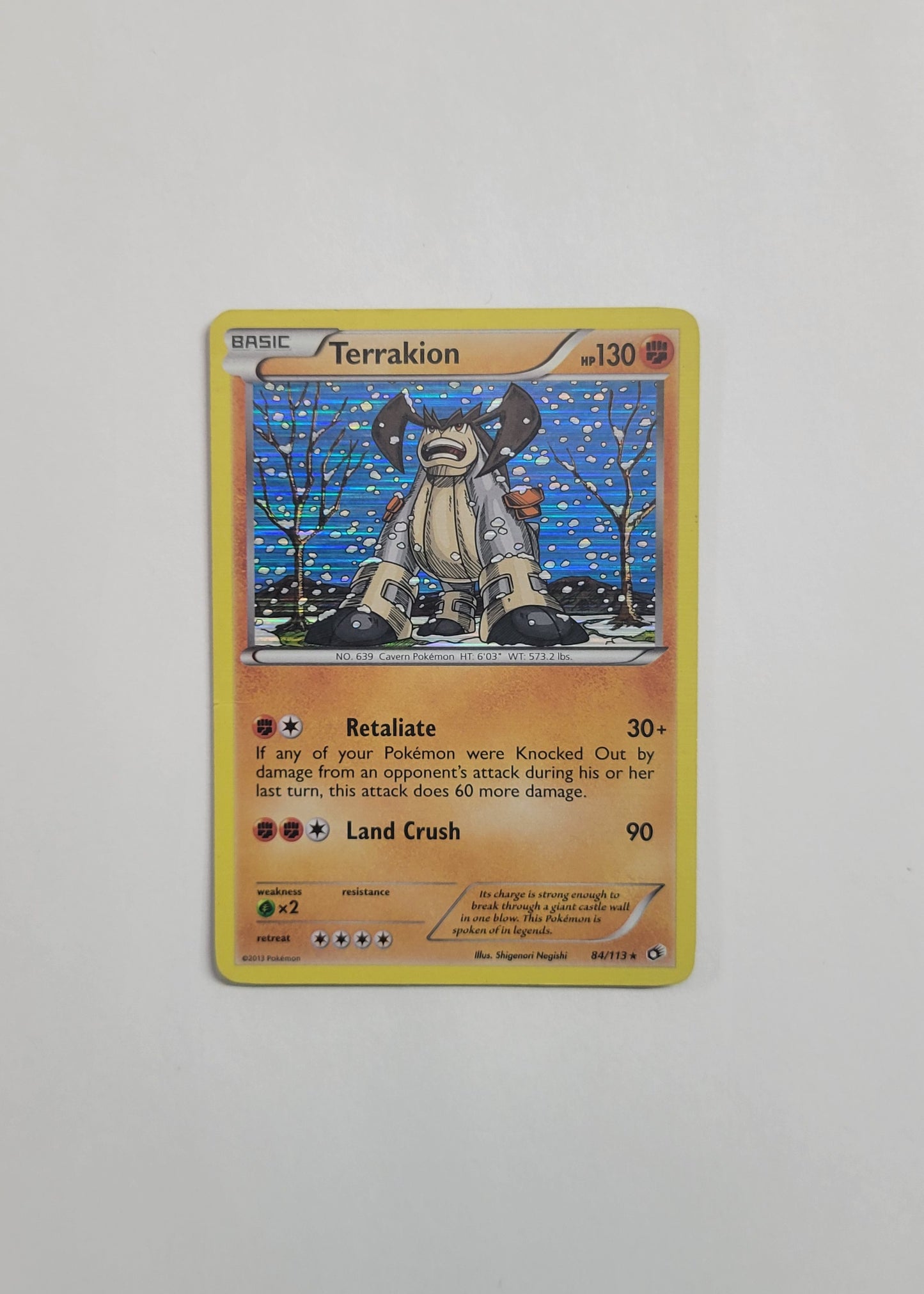 Terrakion 84/113 - Legendary Treasures