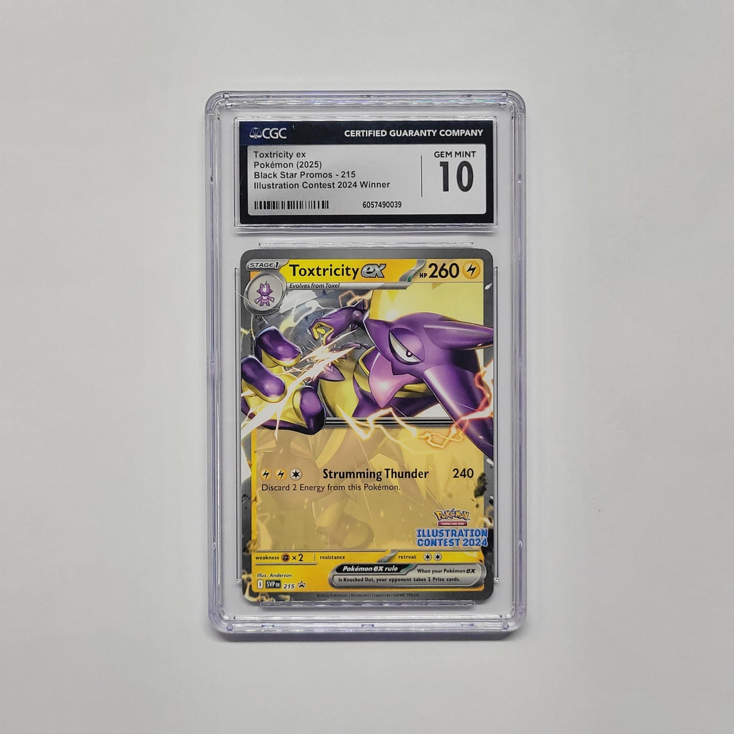 Toxtricity ex SVP215 - Black Star Promo - CGC 10