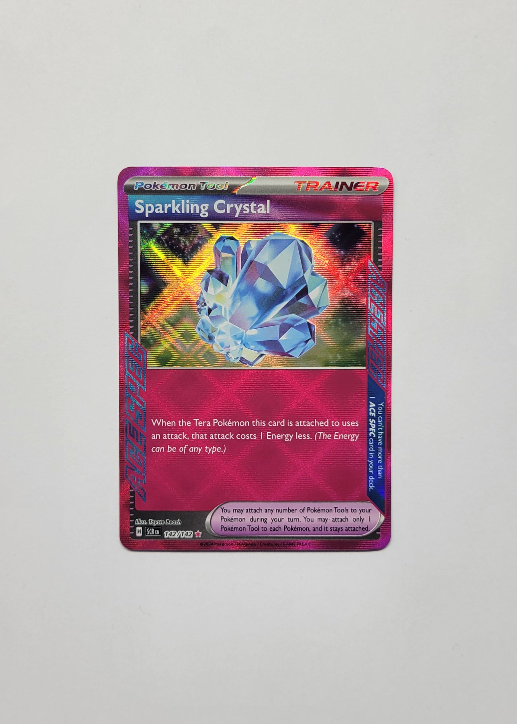 sparkling crystal pokemon card Sparkling Crystal 142