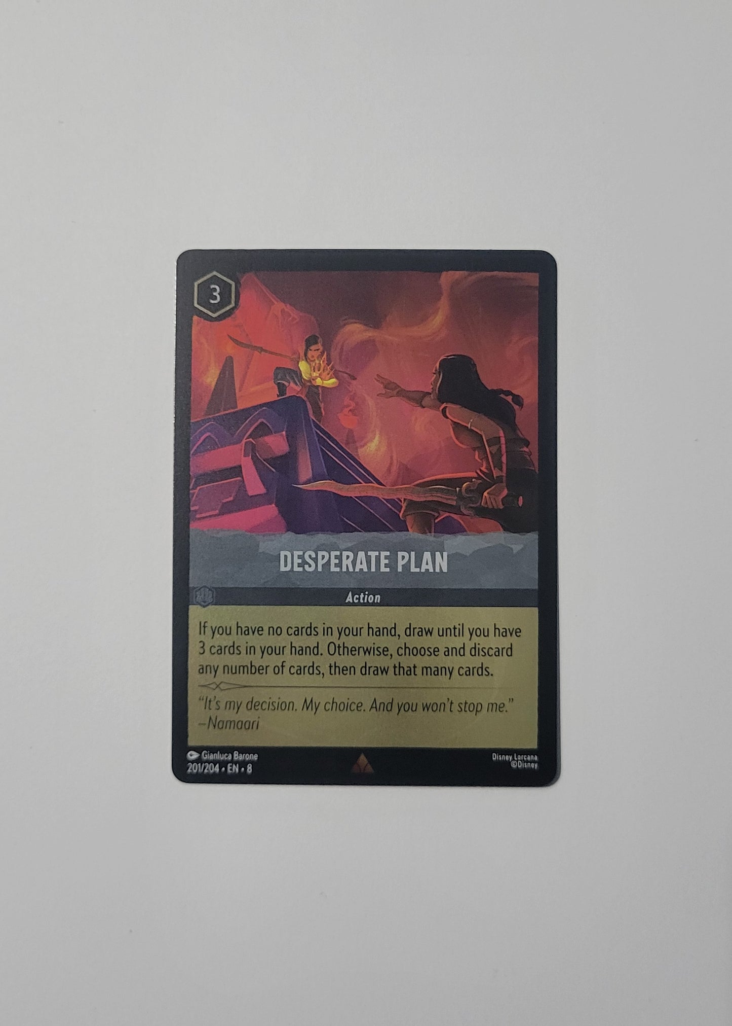 Desperate Plan 201/204 (Foil) - Reign of Jafar