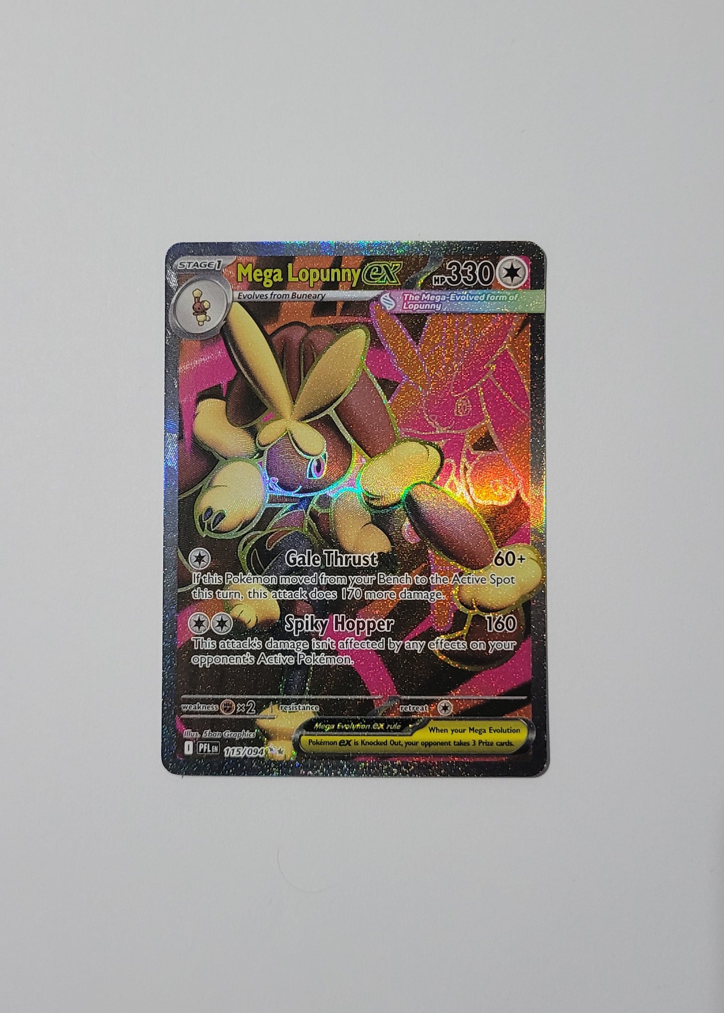 Mega Lopunny ex 115/094 - Phantasmal Flames