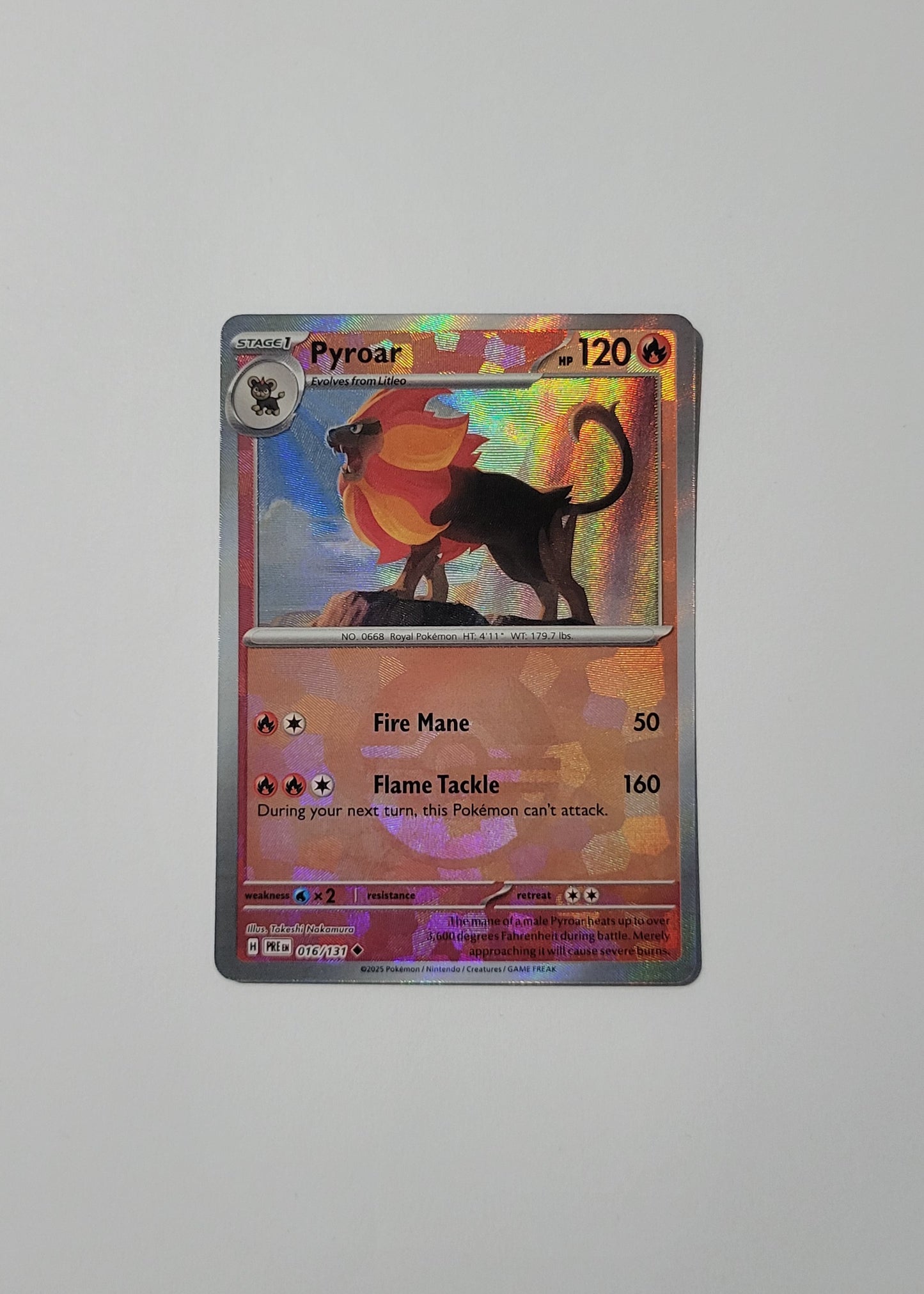 Pyroar 016/131 (Poké Ball) - Prismatic Evolutions