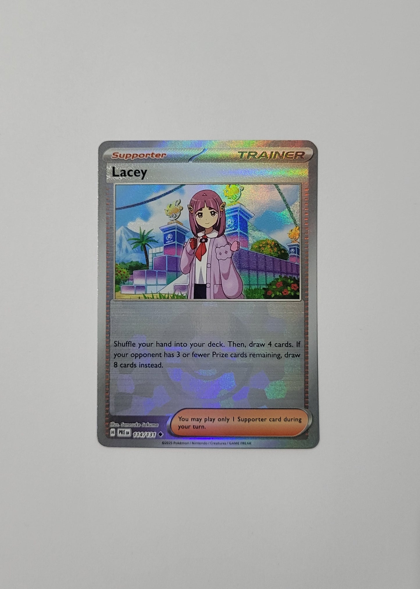 Lacey 114/131 (Poké Ball) - Prismatic Evolutions