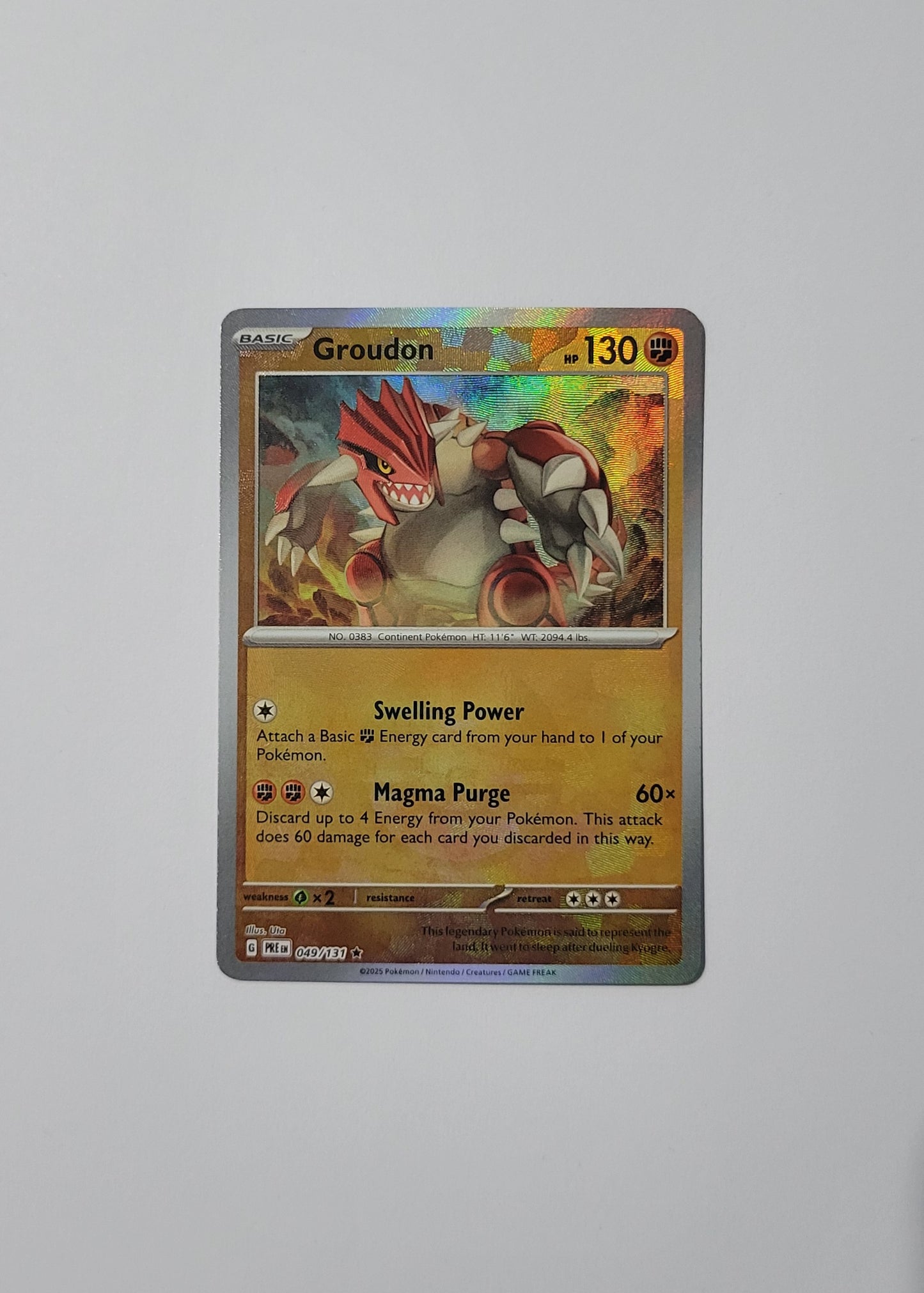Groudon 049/131 (Poké Ball) - Prismatic Evolutions