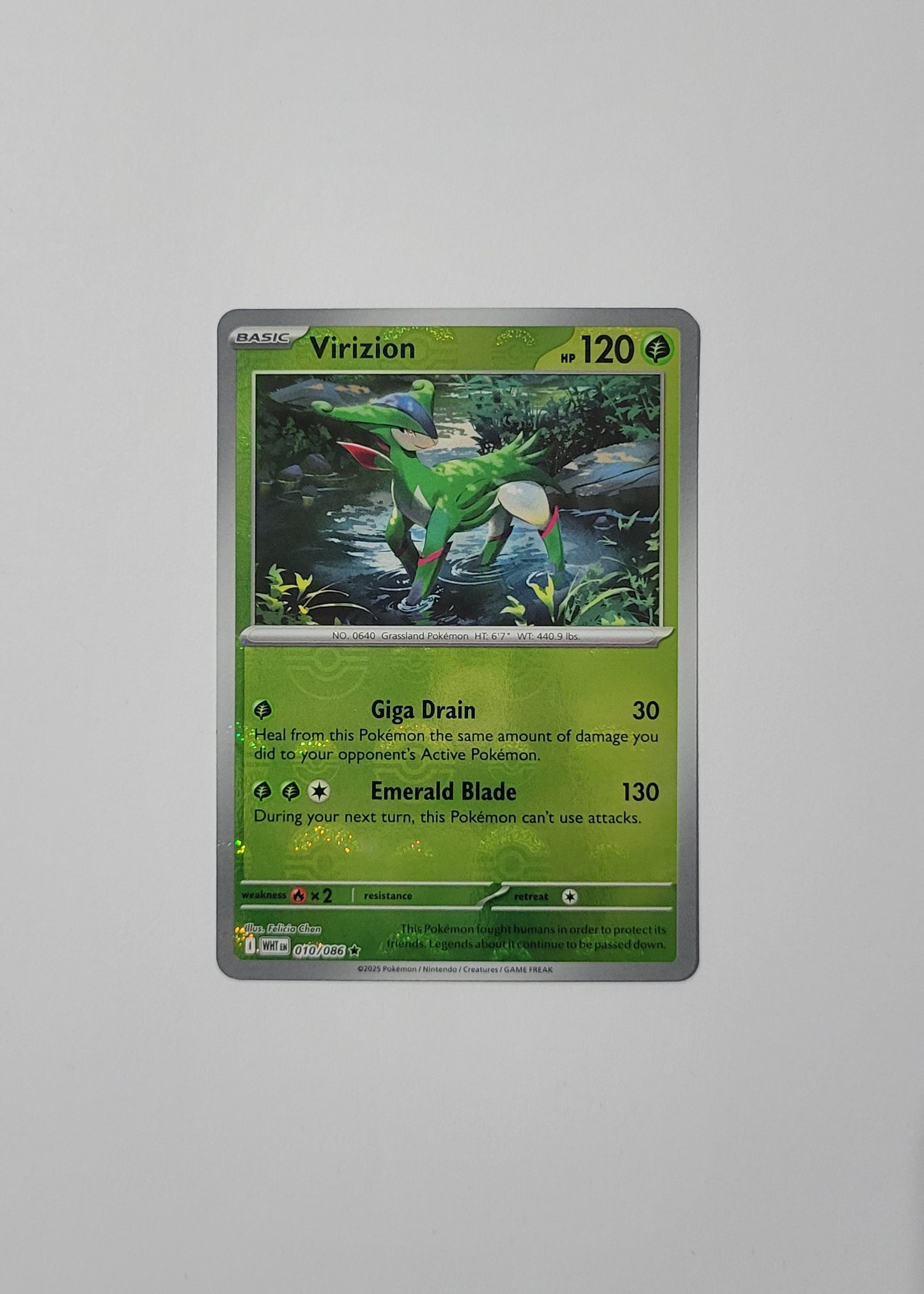 Virizion 010/086 (Poké Ball) - White Flare
