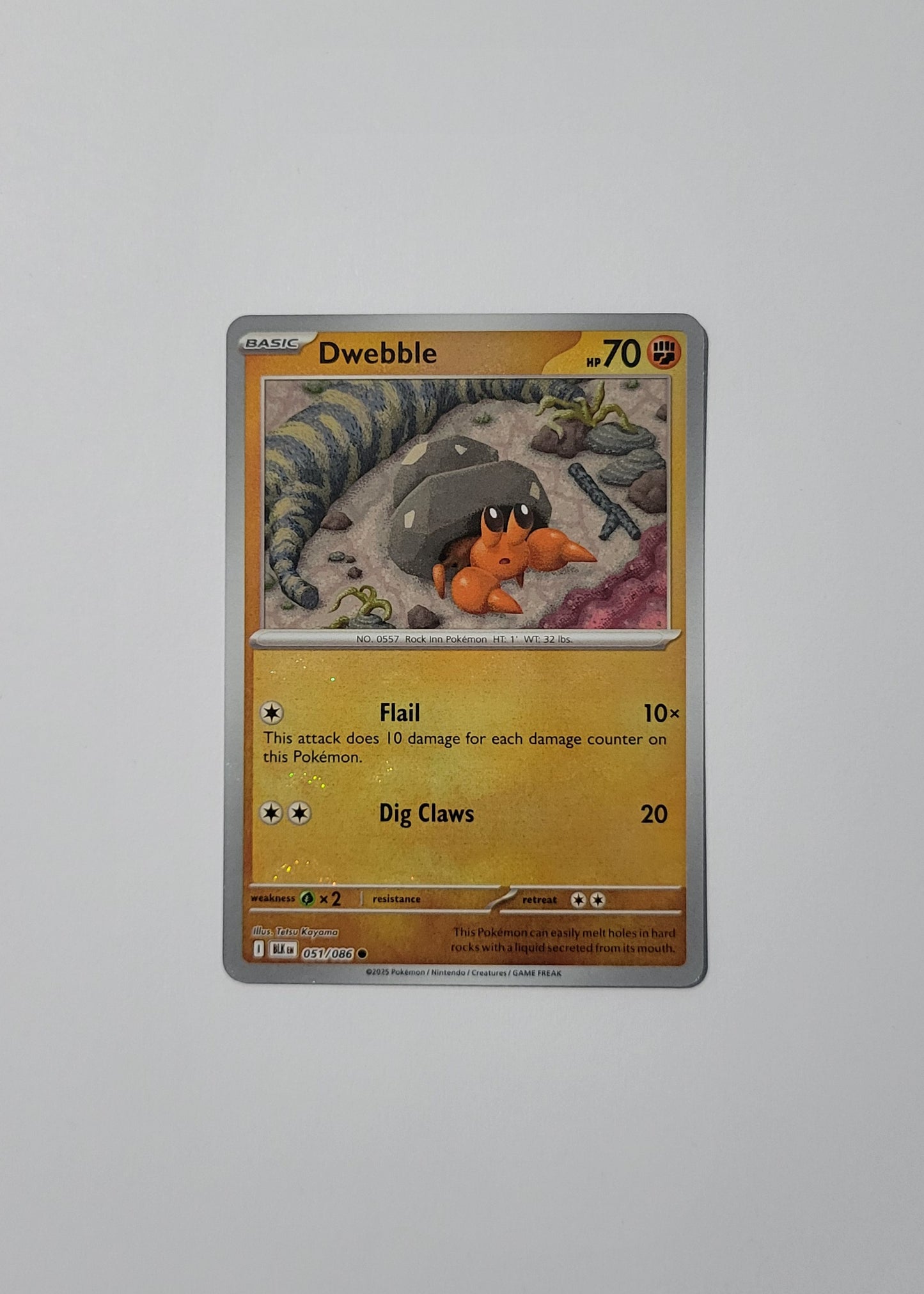 Dwebble 051/086 (Poké Ball) - Black Bolt