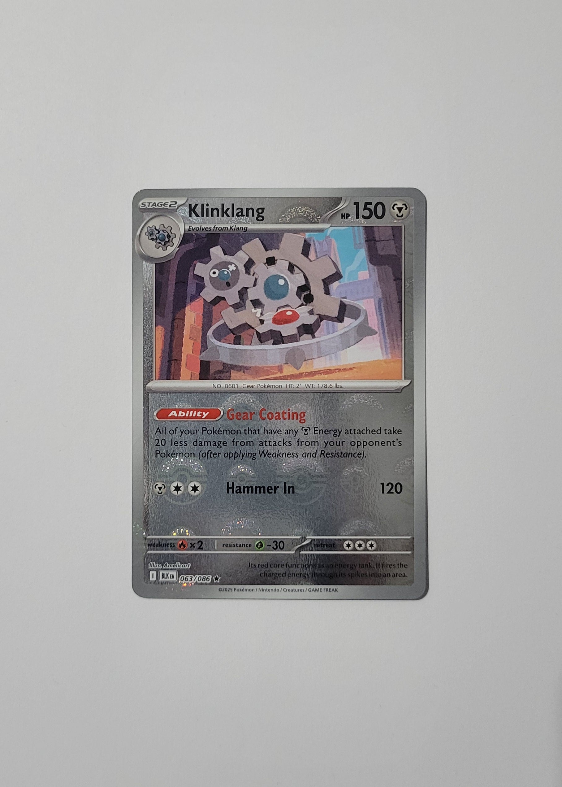 pokemon klinklang card Klinklang 063/086 (Poké Ball)