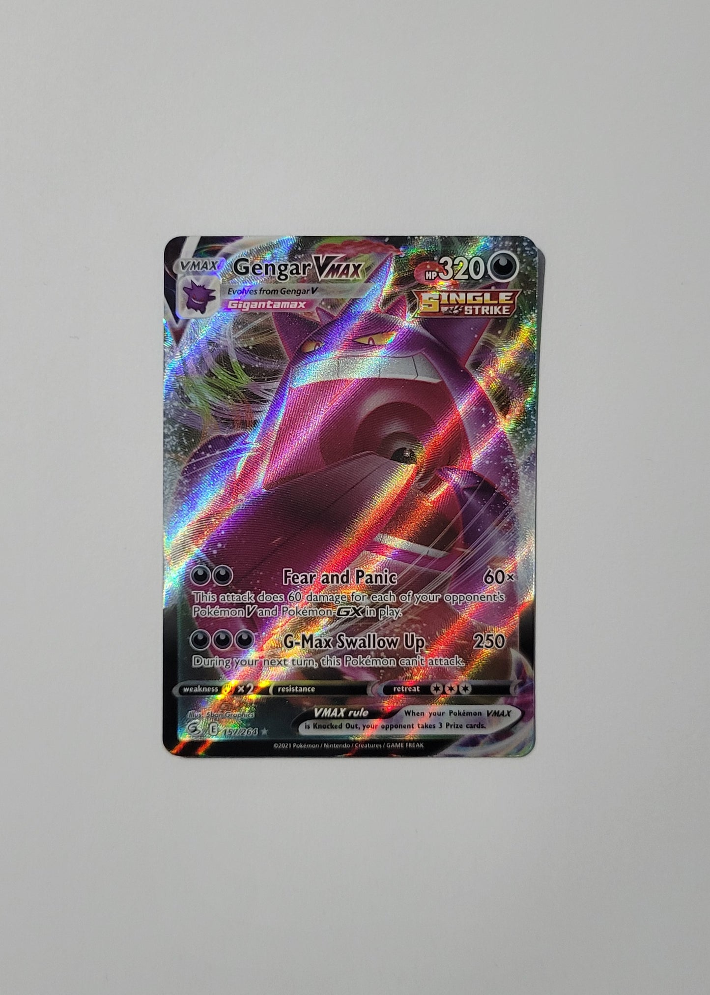 Gengar VMAX 157/264 - Fusion Strike