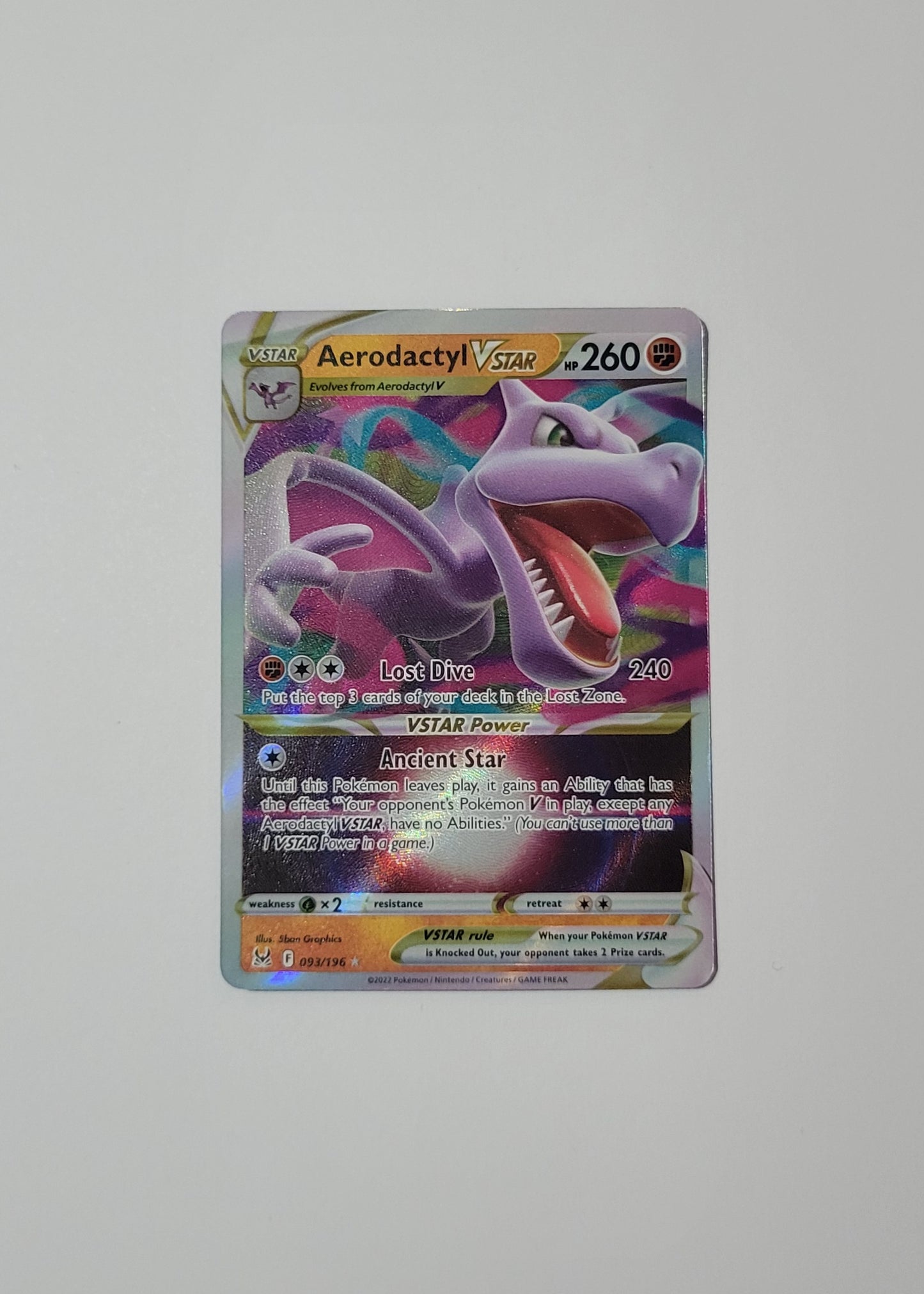 Aerodactyl VSTAR 093/196 - Lost Origin