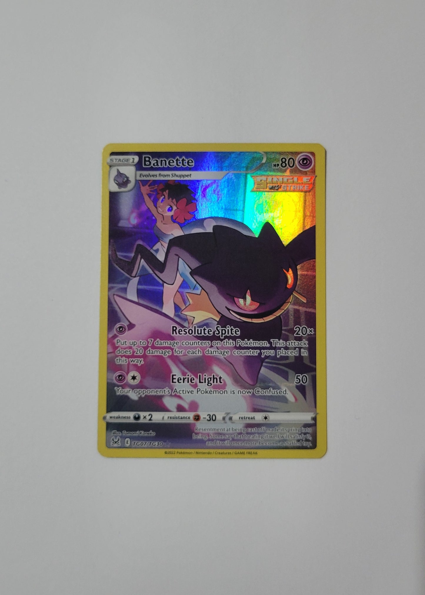 Banette TG07/TG30 - Lost Origin: Trainer Gallery