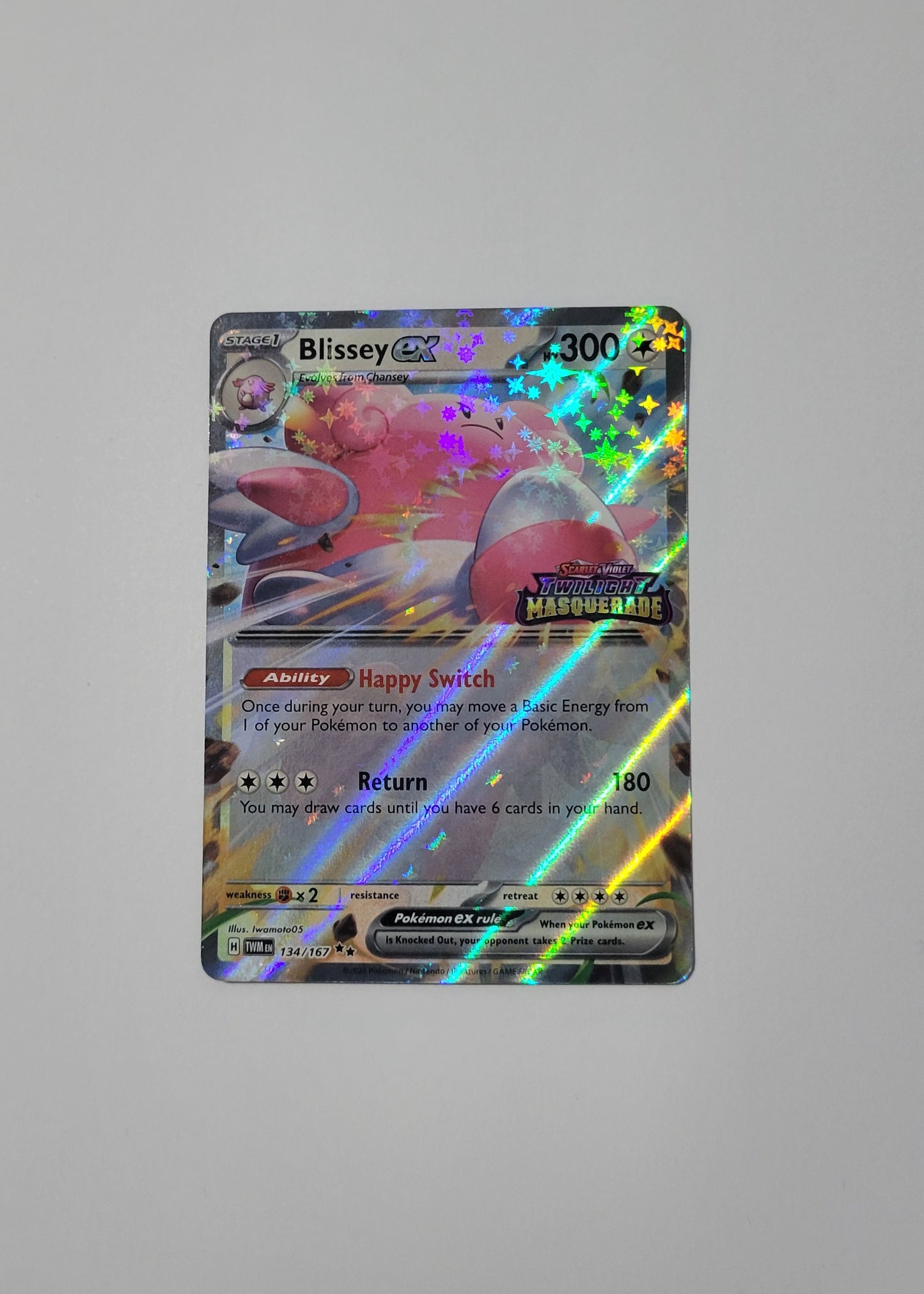 Blissey ex 134/167 (Stamped) - Twilight Masquerade