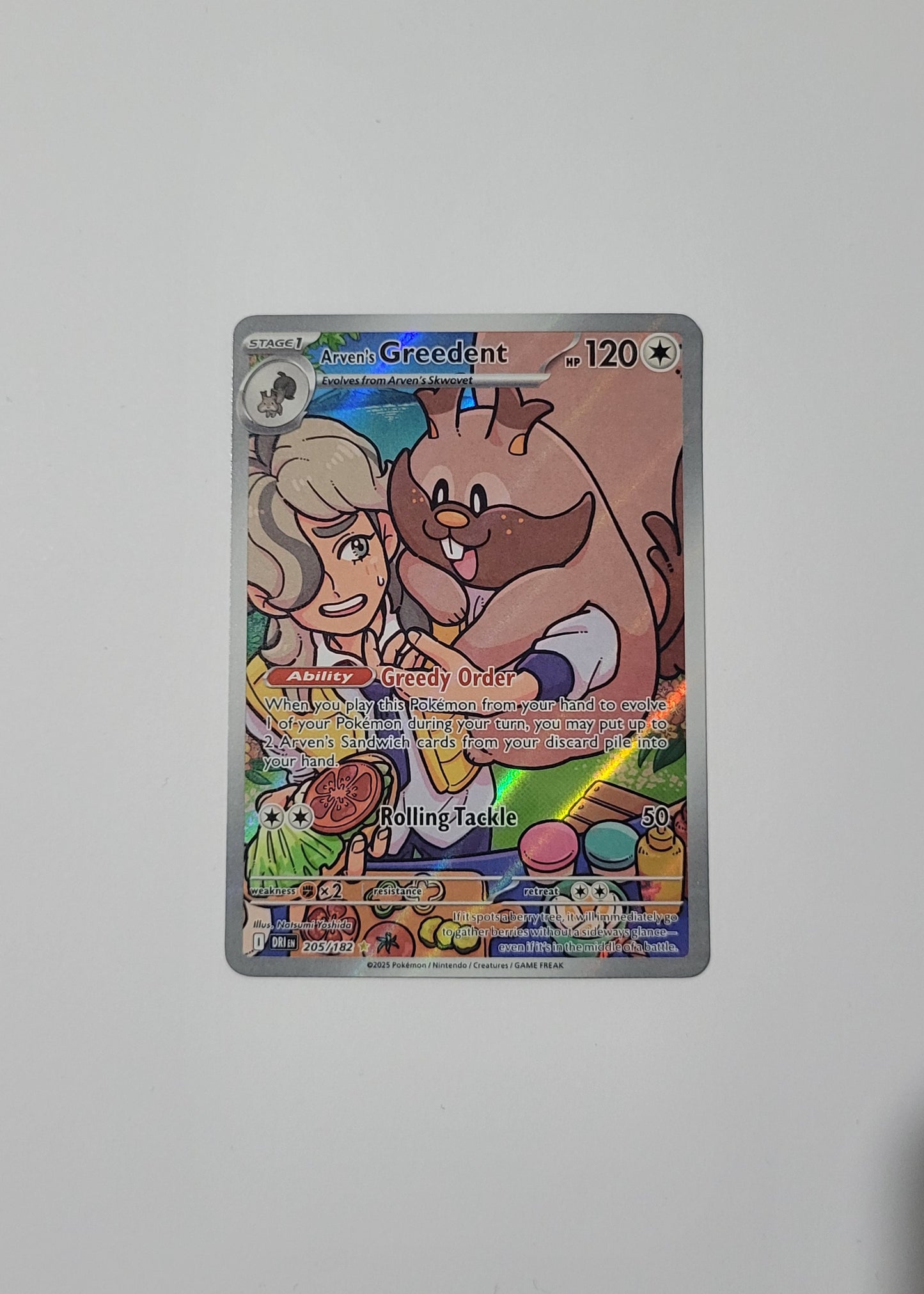 Arven's Greedent 205/182 - Destined Rivals