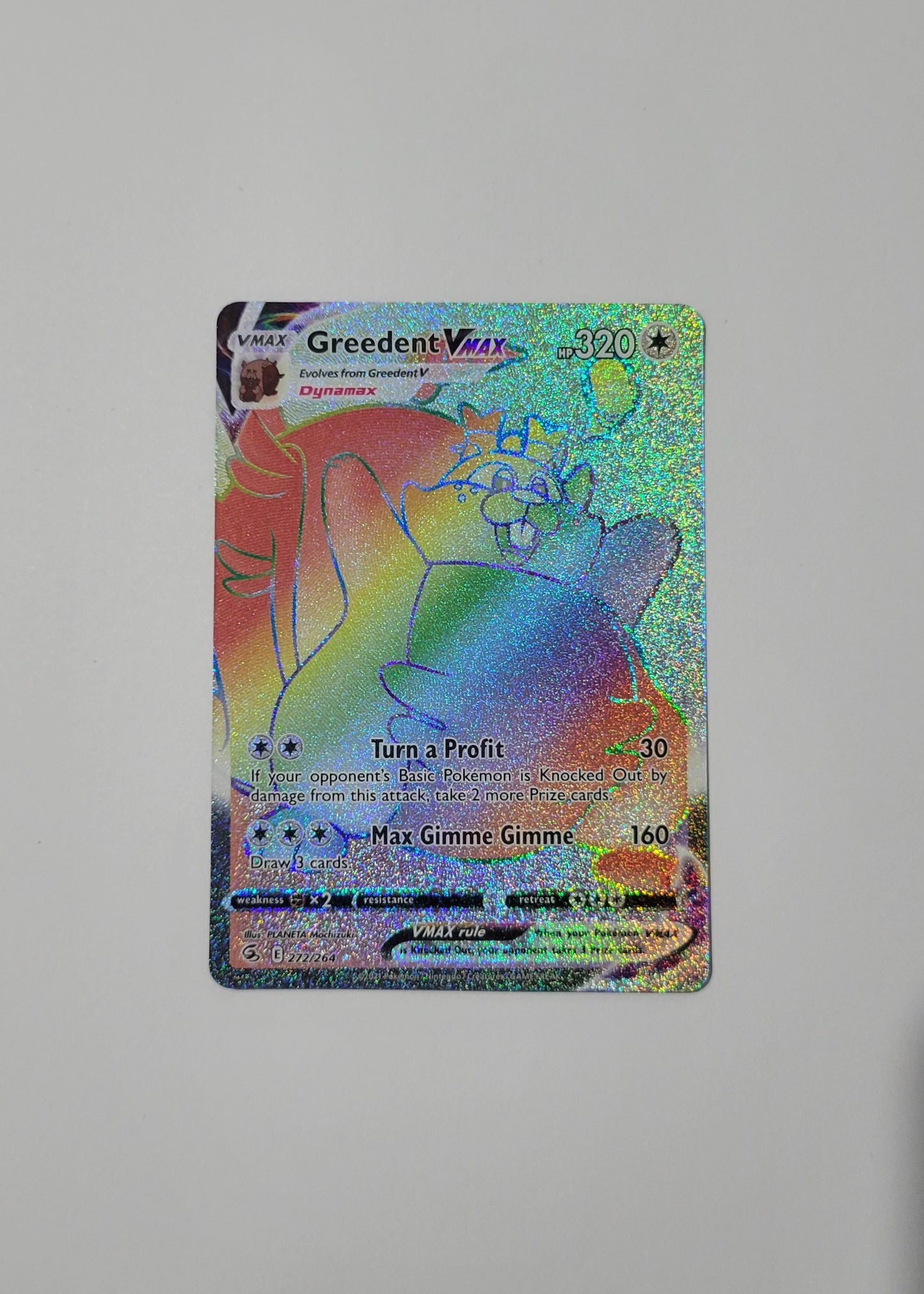 Greedent VMAX 272/264 - Fusion Strike