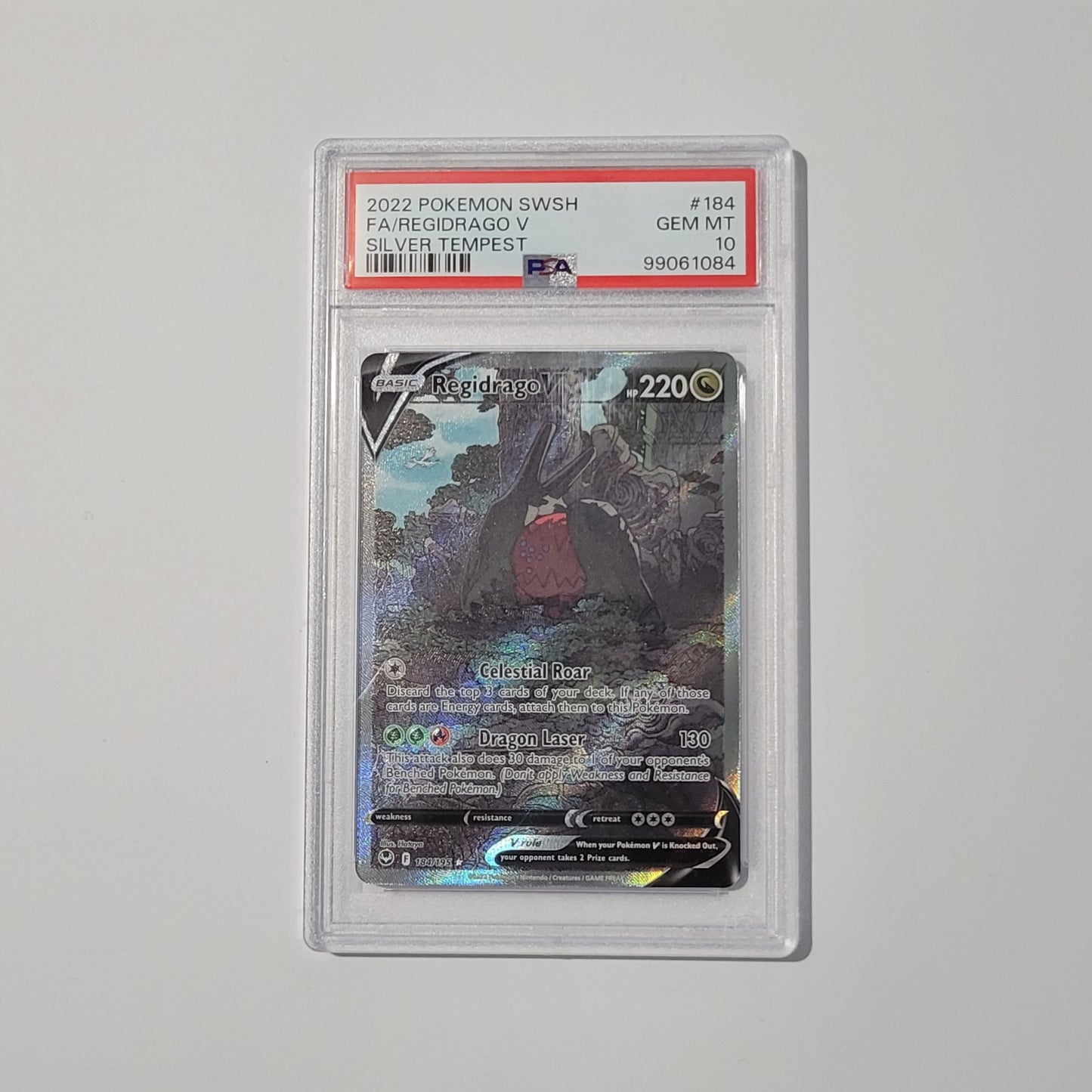 Regidrago 184/195 - Silver Tempest - PSA 10