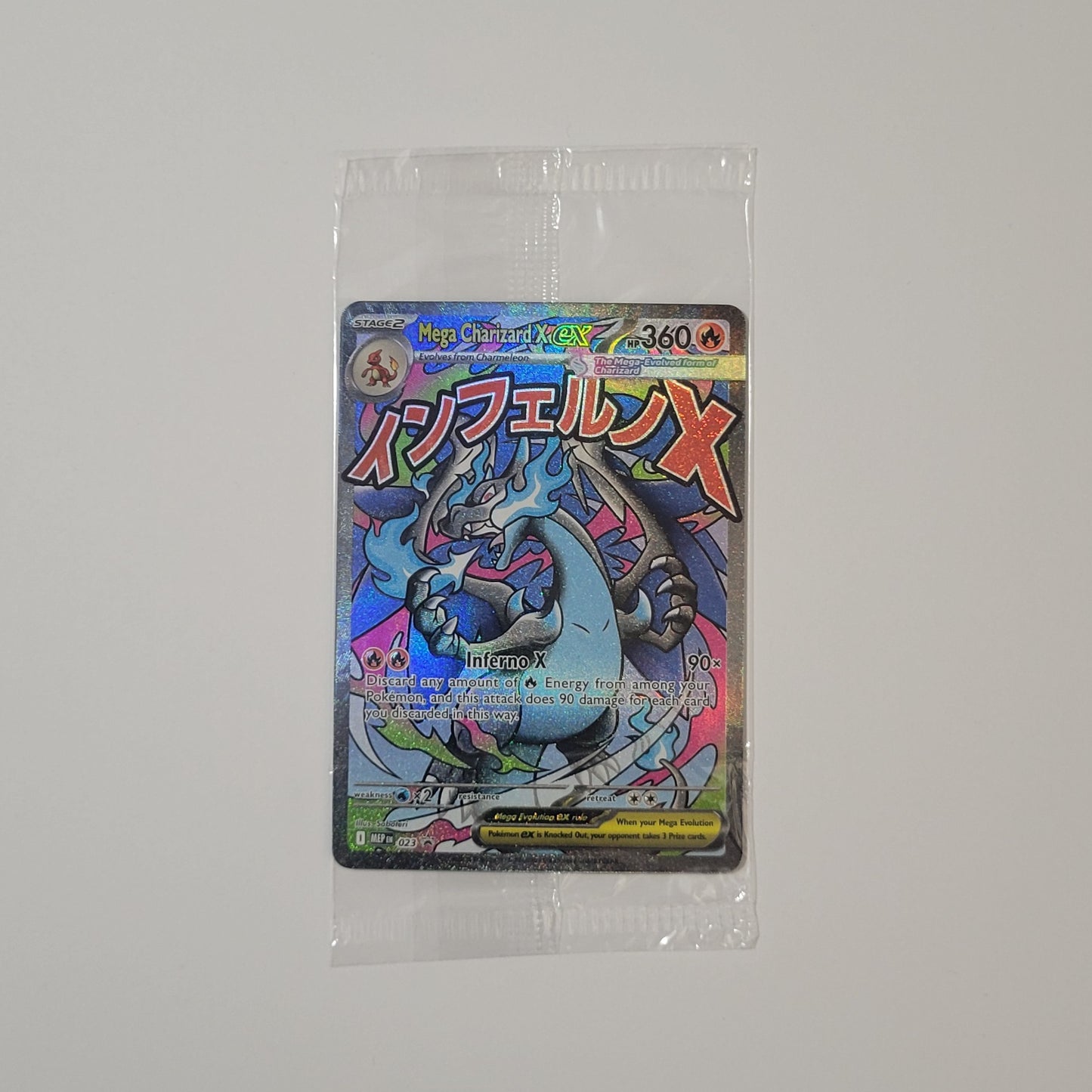 Mega Charizard X ex MEP023 (Sealed) - Black Star Promo