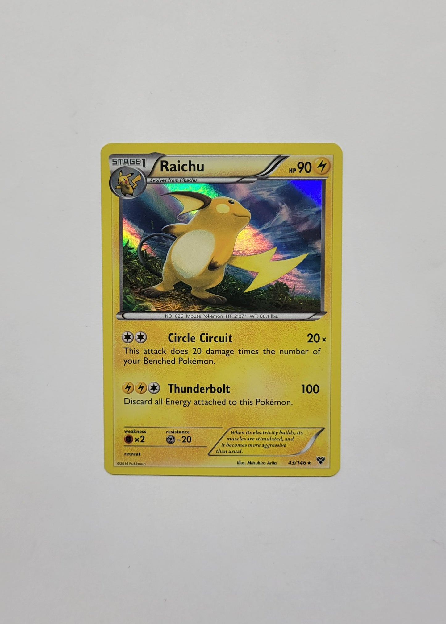 Raichu 43/146 (Holo) - XY Base Set